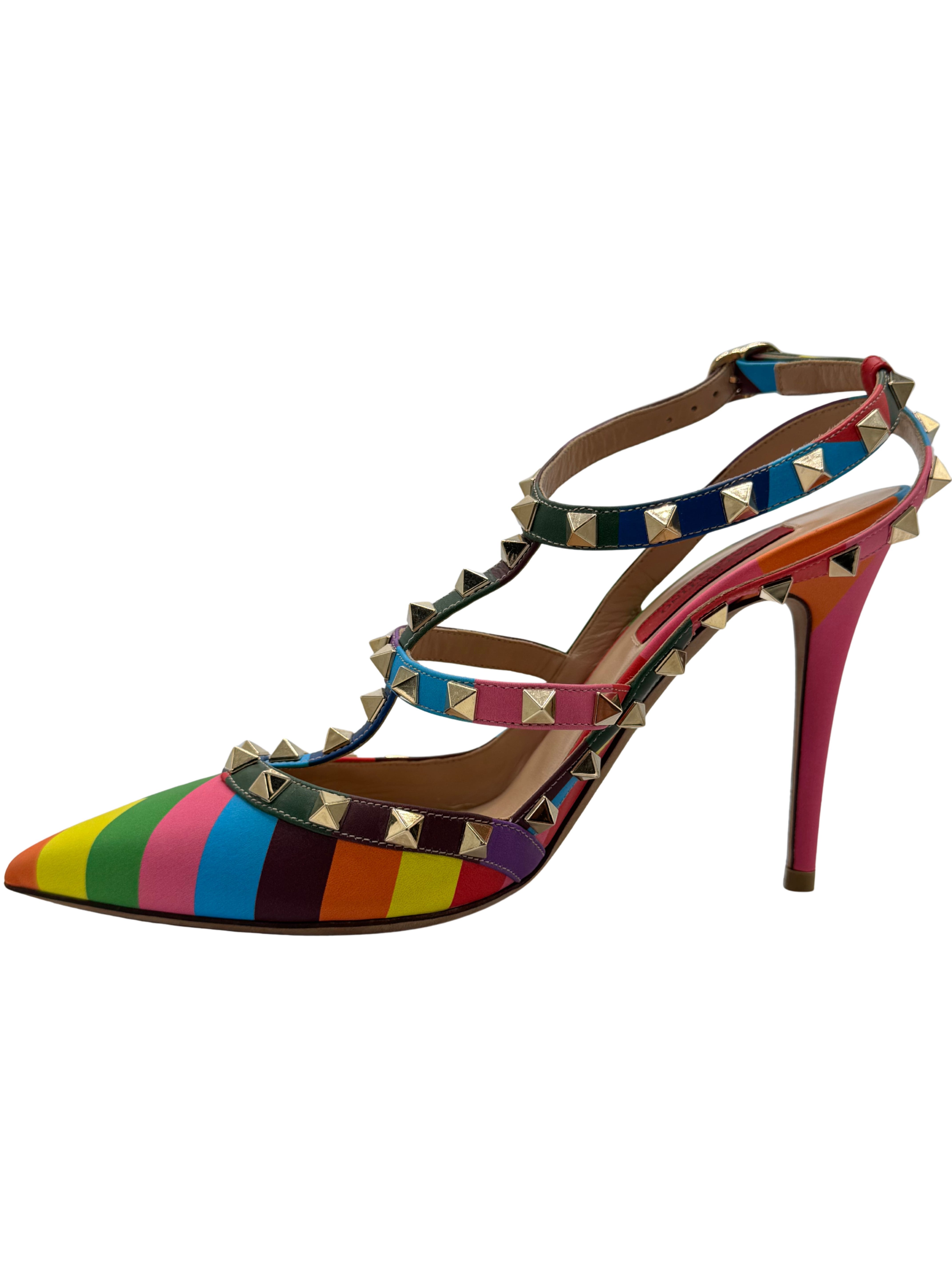 WOMEN'S Valentino Garavani Rockstud Rainbow Heels Valentino