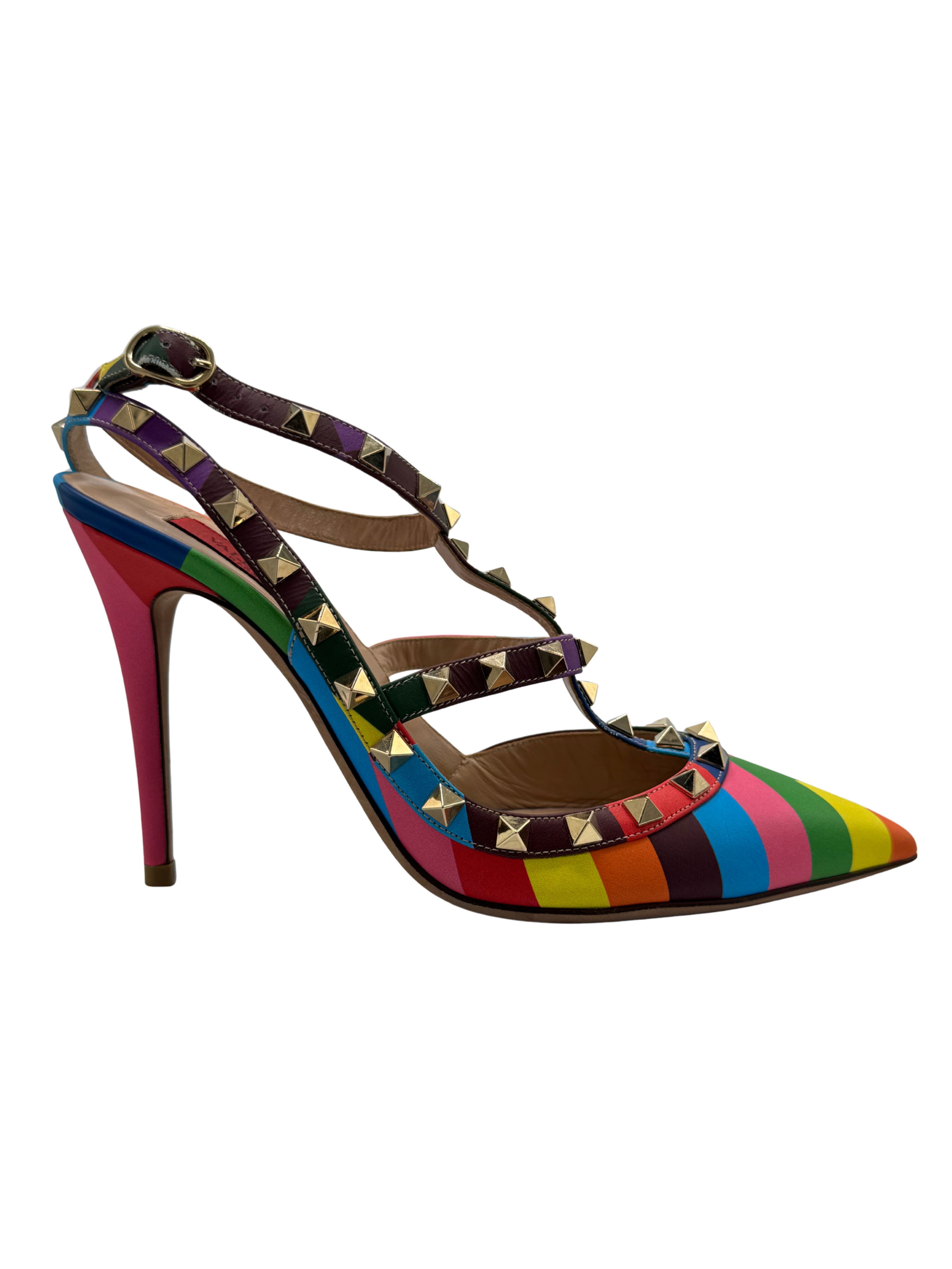 WOMEN'S Valentino Garavani Rockstud Rainbow Heels Valentino