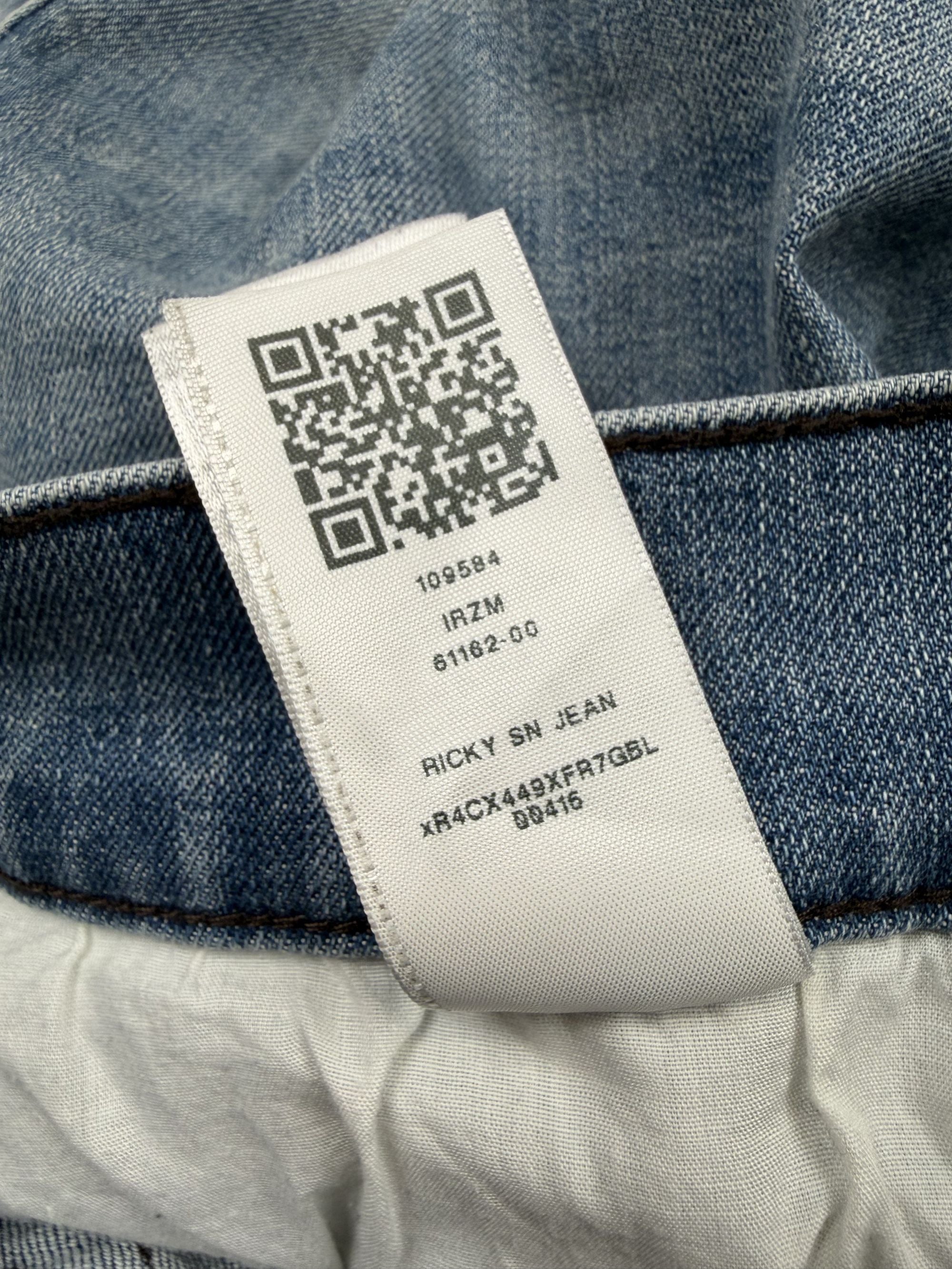 True Religion Ricky Straight Denim Jeans - Blue True Religion