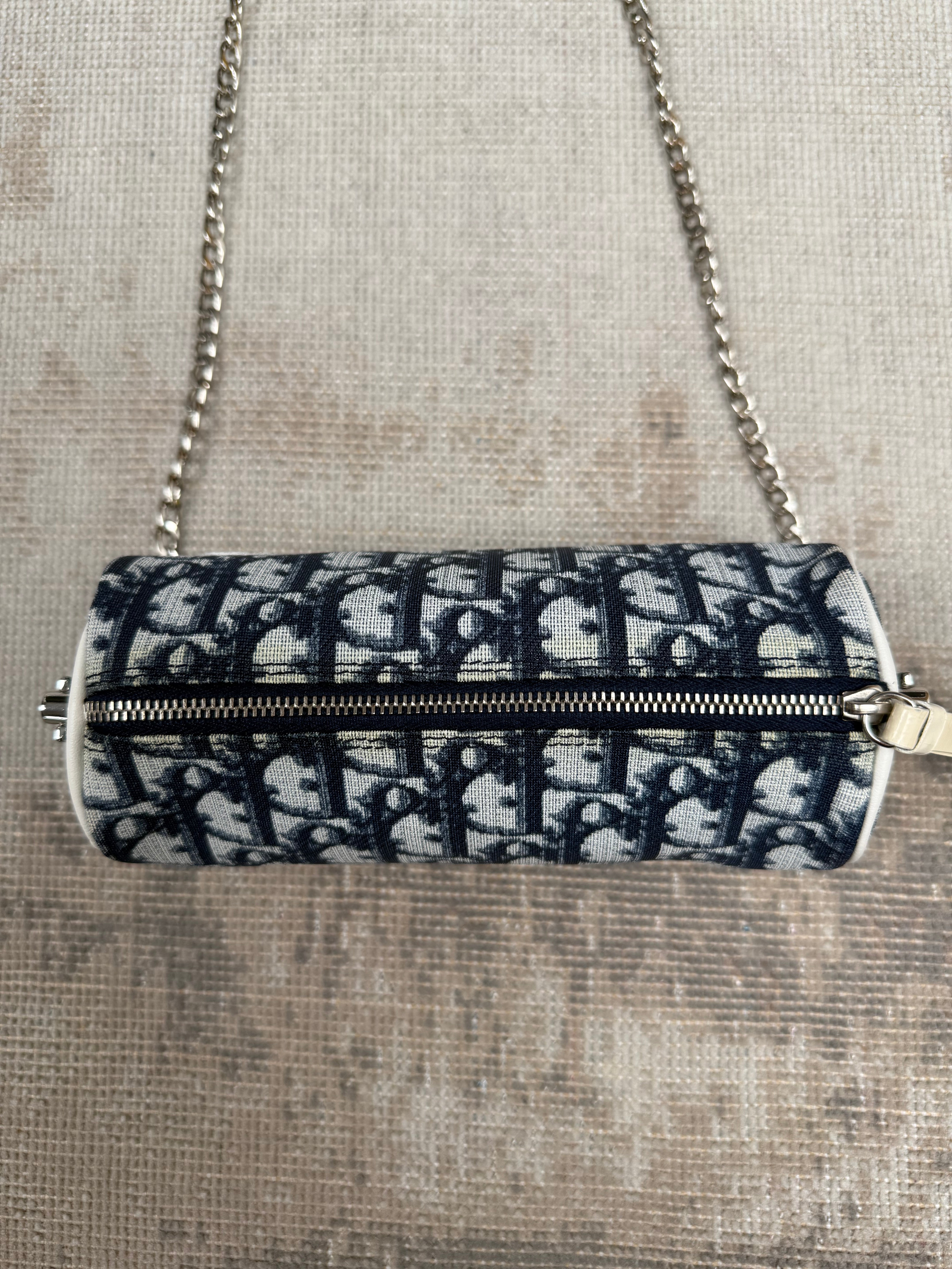 WOMEN'S - Dior Oblique Mini Chain Pouch - Blue Dior