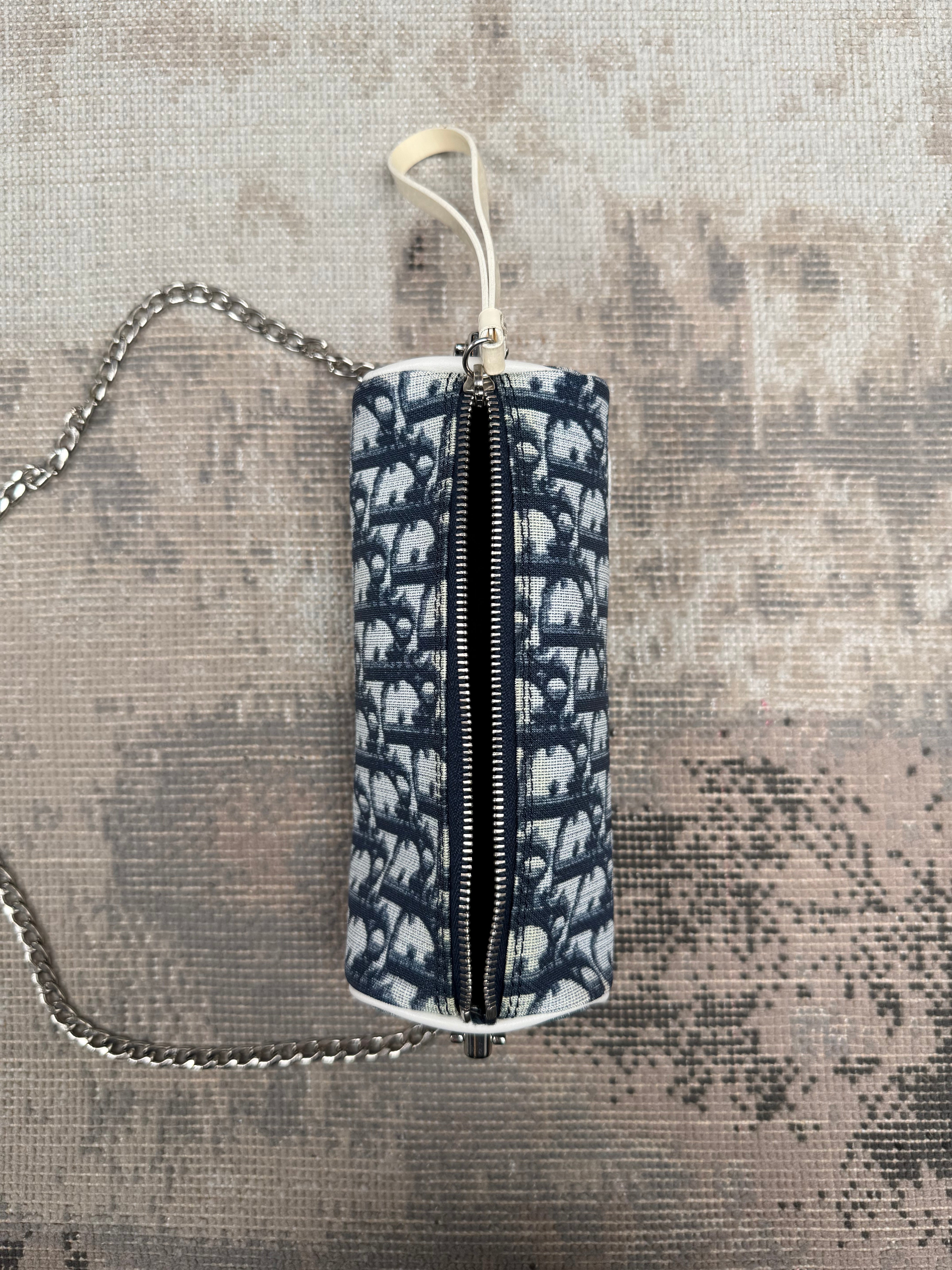WOMEN'S - Dior Oblique Mini Chain Pouch - Blue Dior