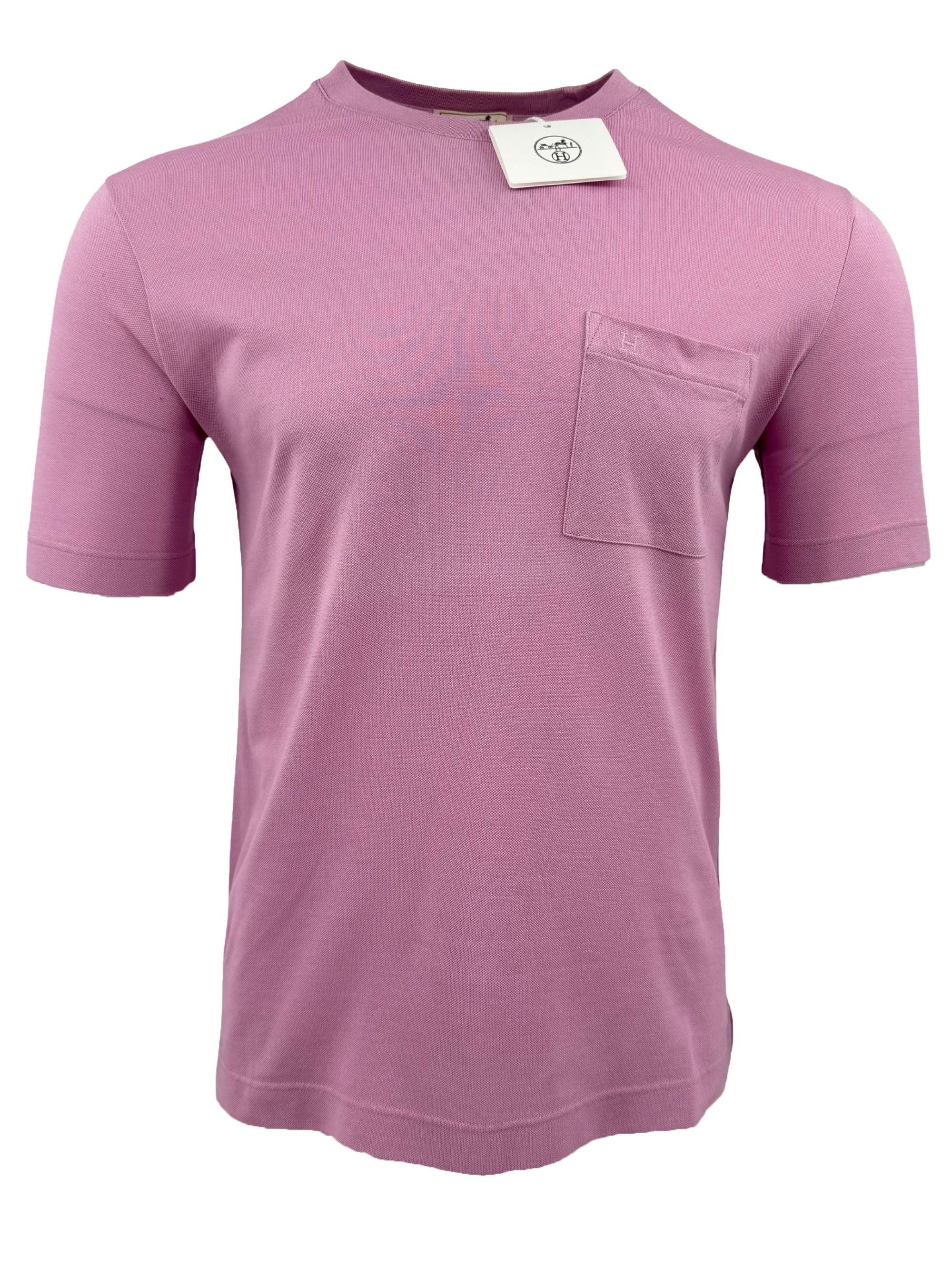 Hermes Pocket Embroidered H T-Shirt (Unused) Hermès