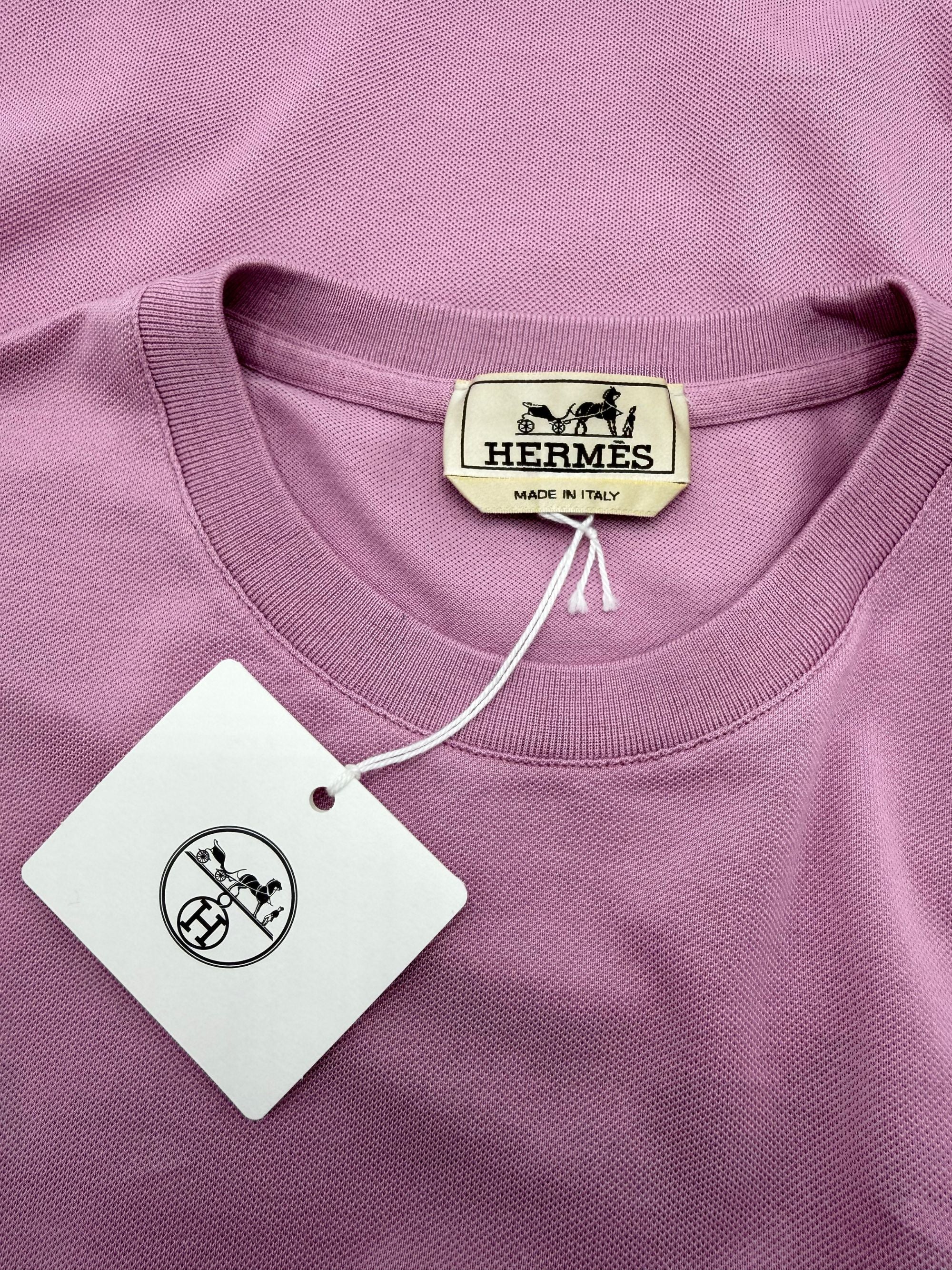 Hermes Pocket Embroidered H T-Shirt (Unused) Hermès