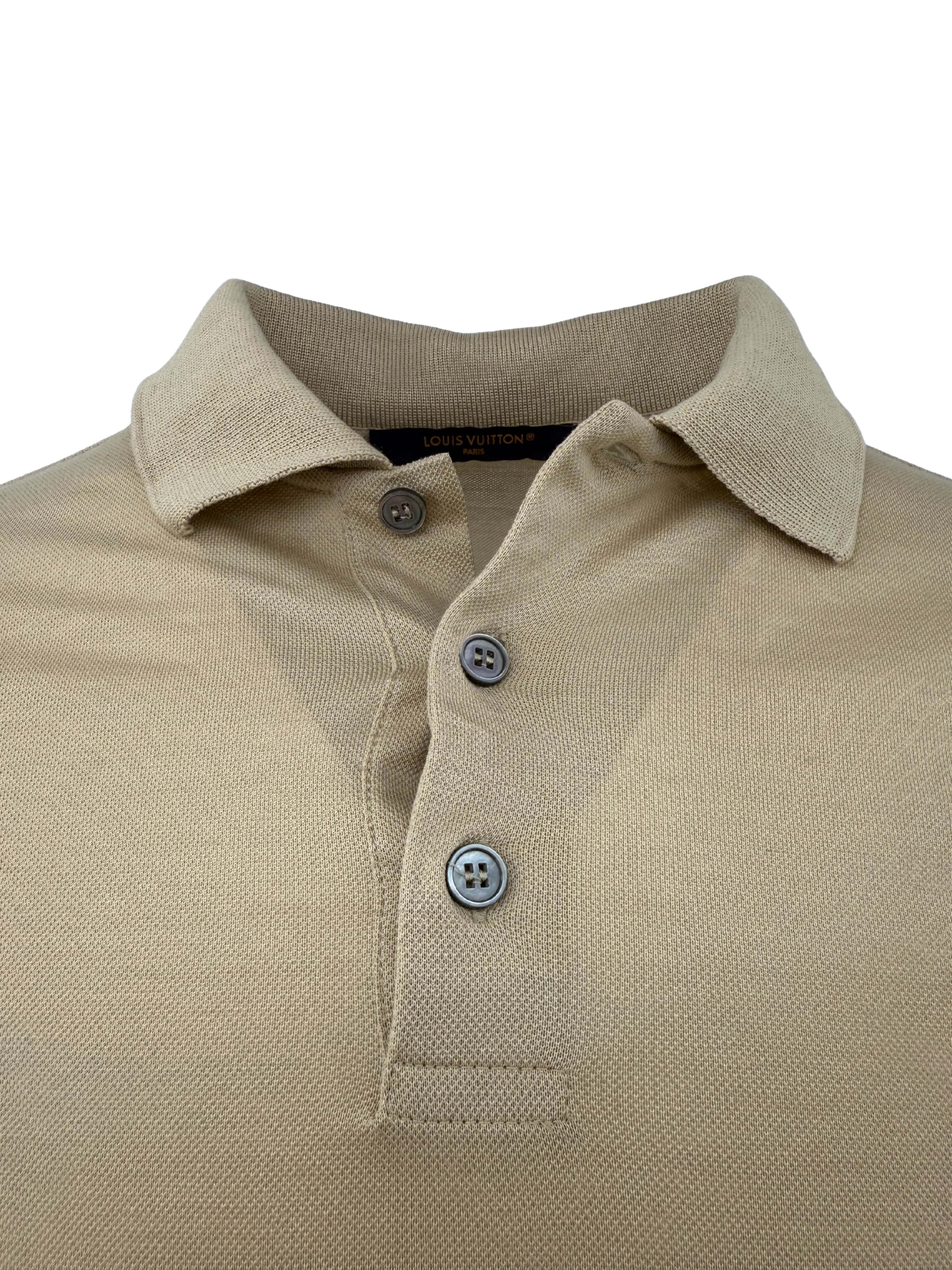 Louis Vuitton LV Mini Logo Polo - Cream