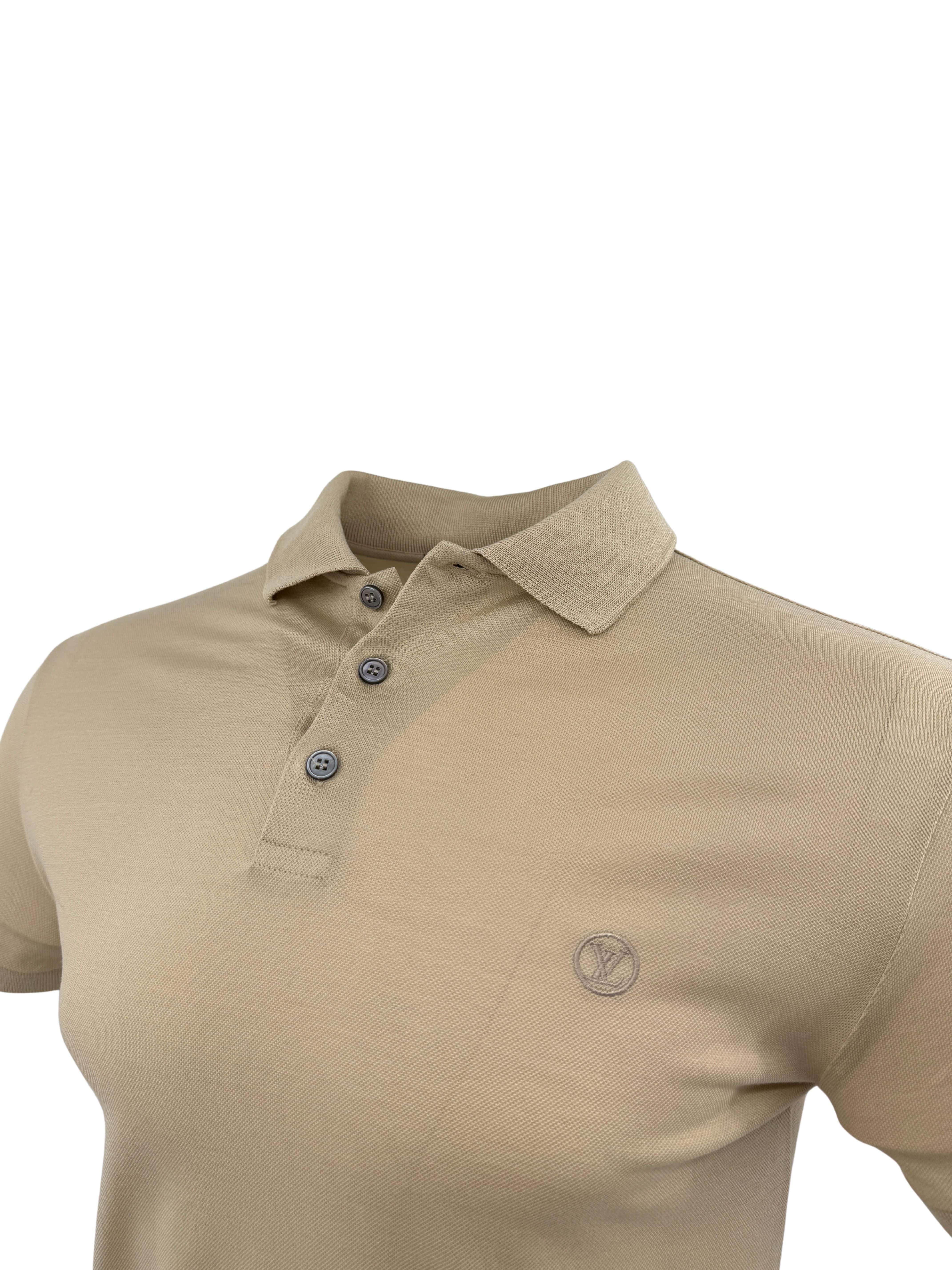 Louis Vuitton LV Mini Logo Polo - Cream