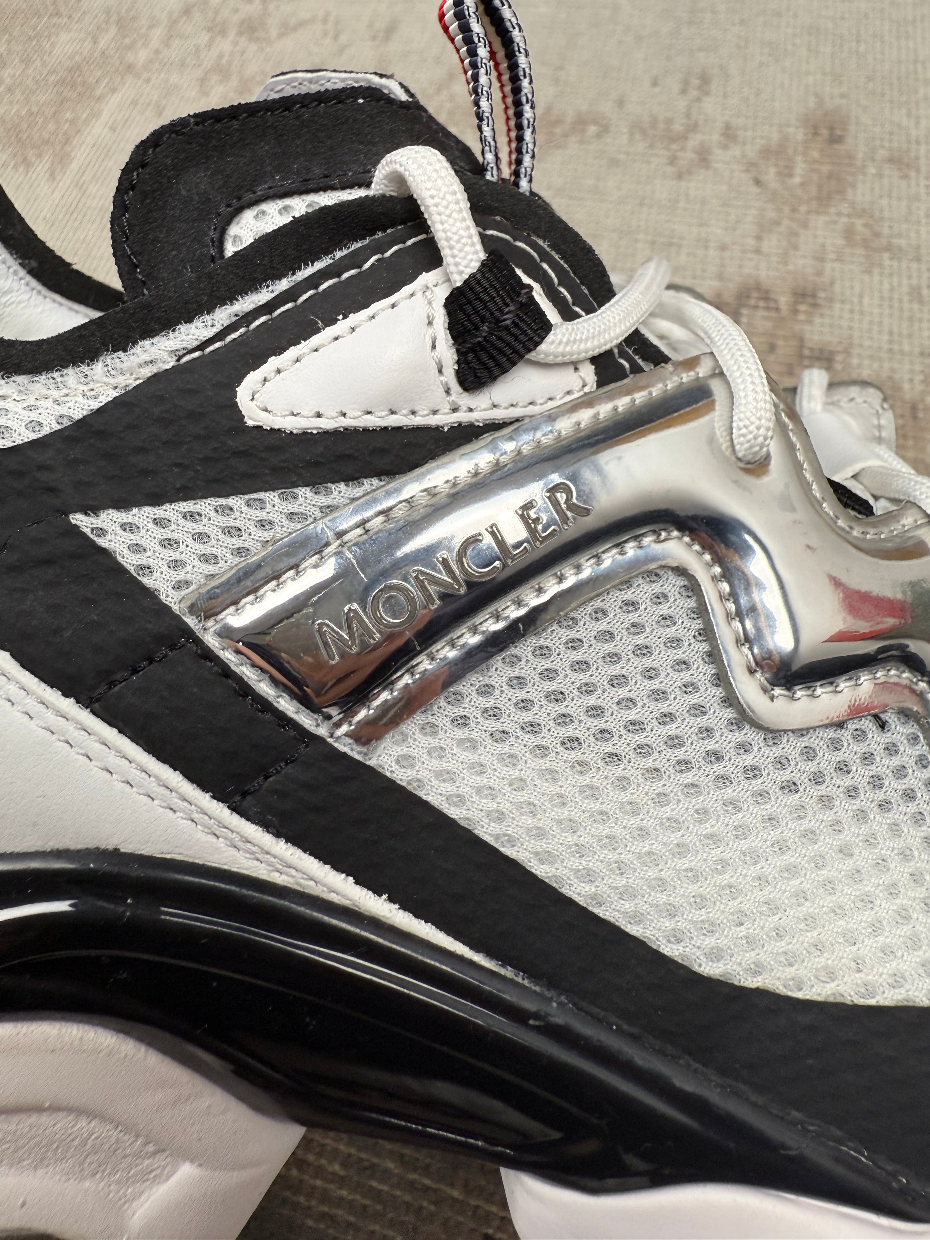 Moncler Leave No Trace Trainer - White / Black (Unused) Moncler