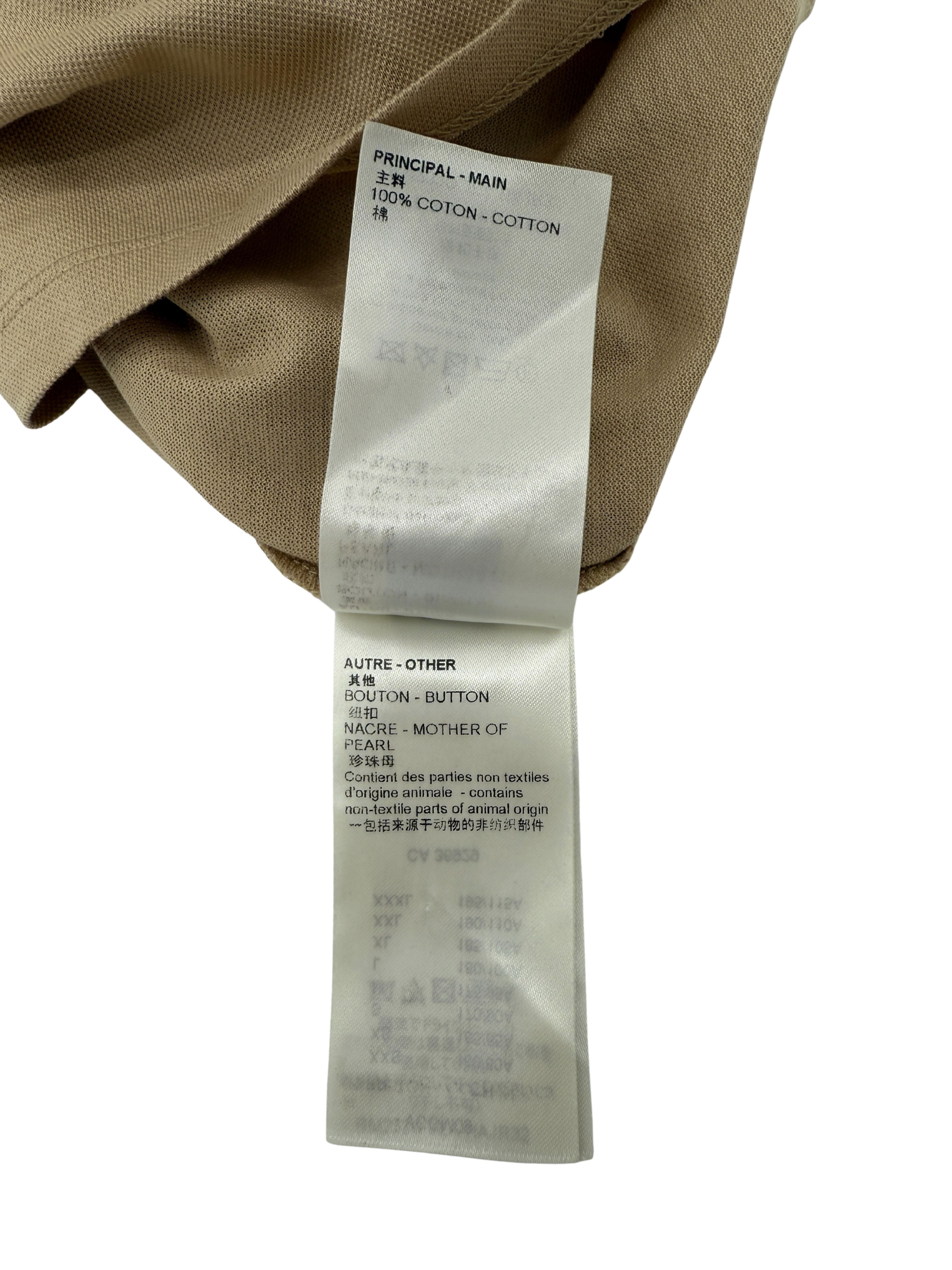 Louis Vuitton LV Mini Logo Polo - Cream