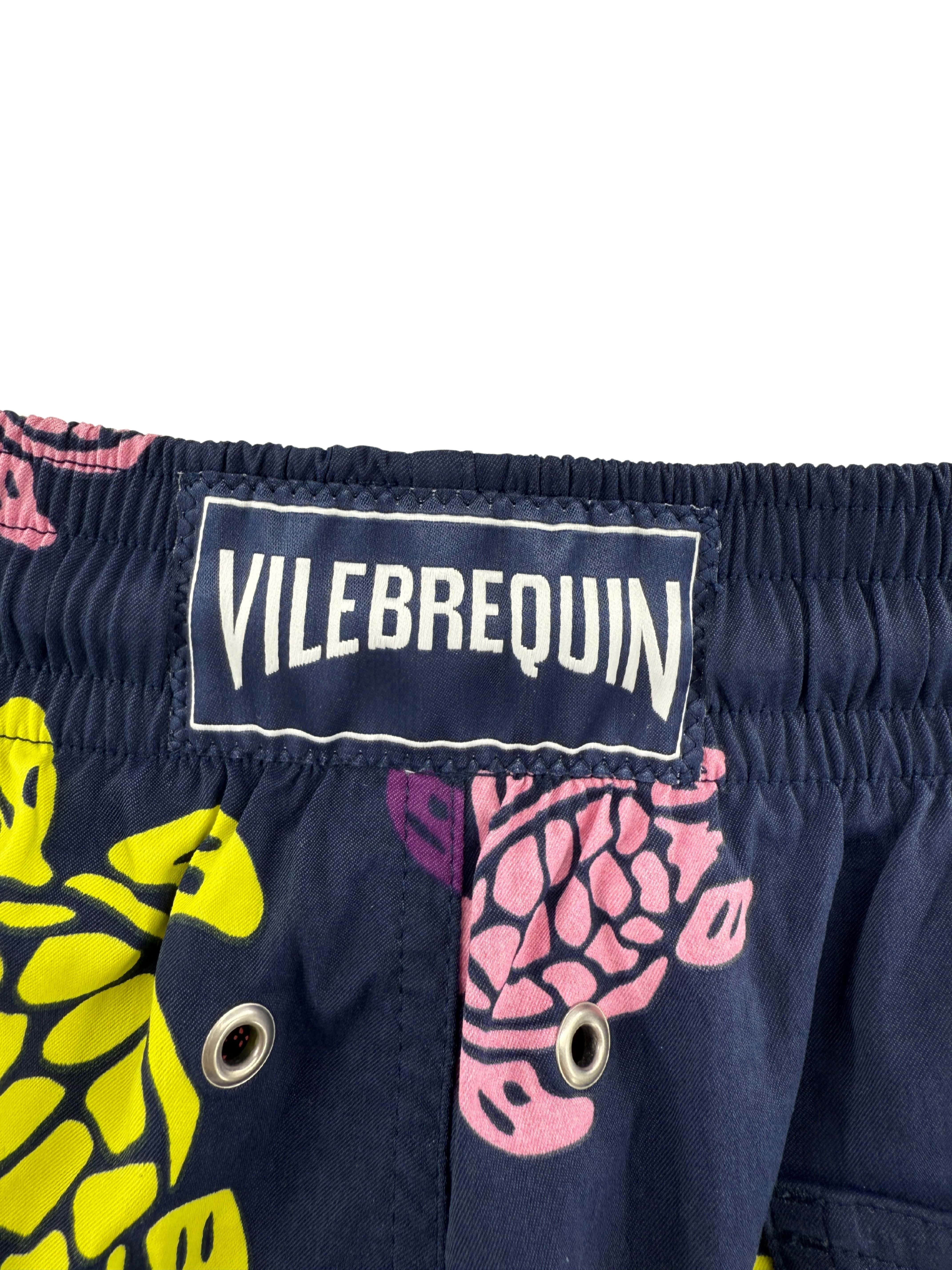 Vilbrequin Turtle Print Swim Shorts - Blue Vilbrequin