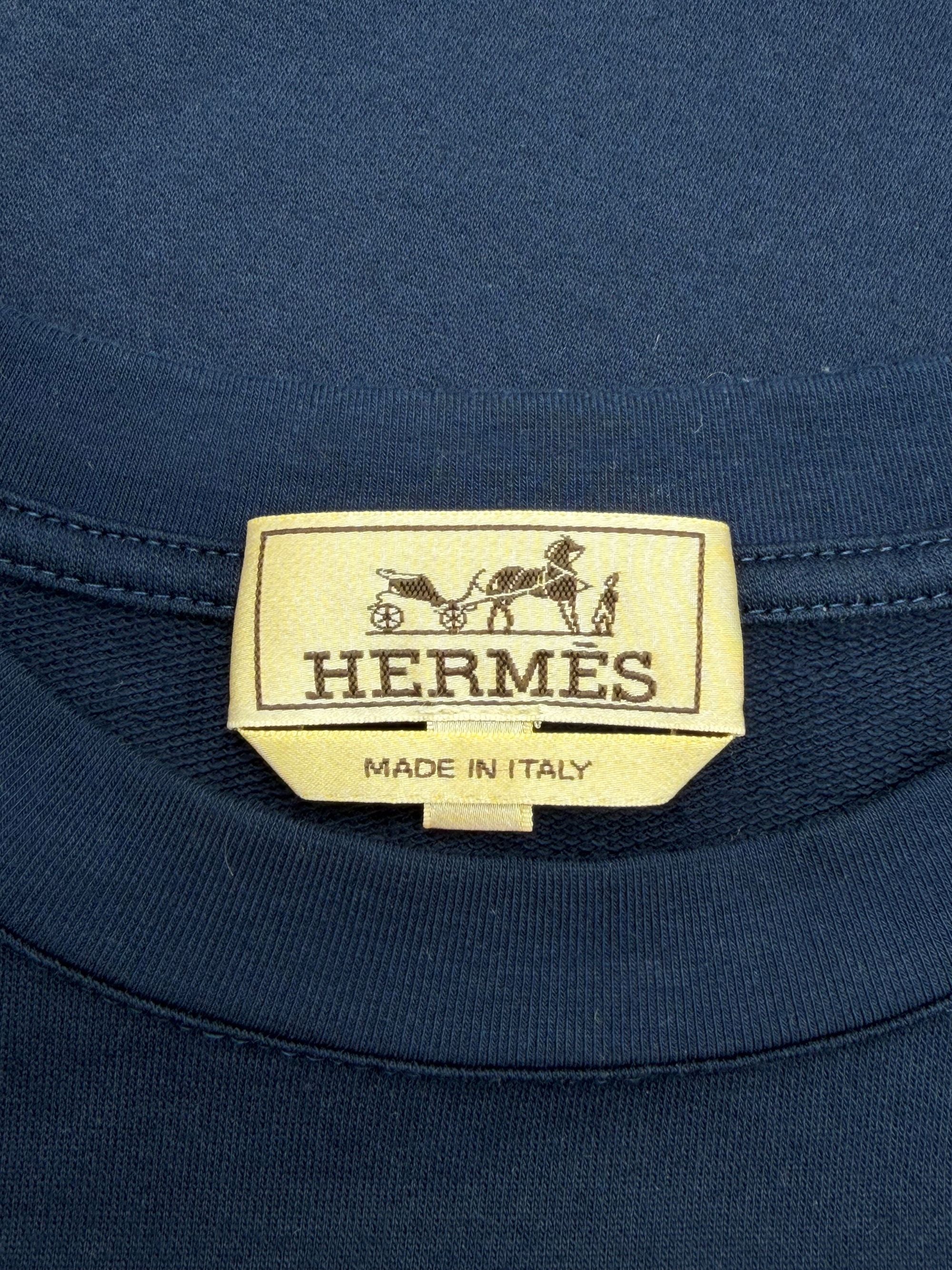 Hermes Leather Patch Logo T-Shirt Hermès