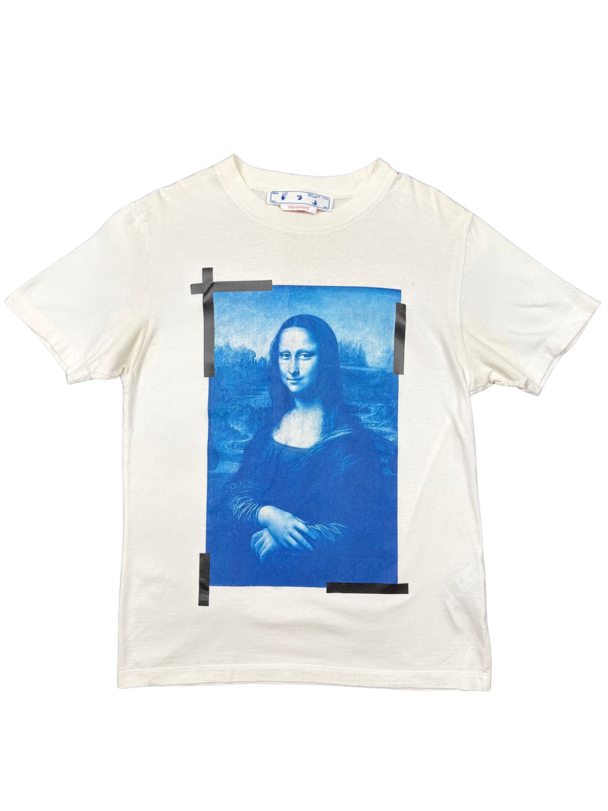 Off White Mona Lisa Print T-Shirt Off-White