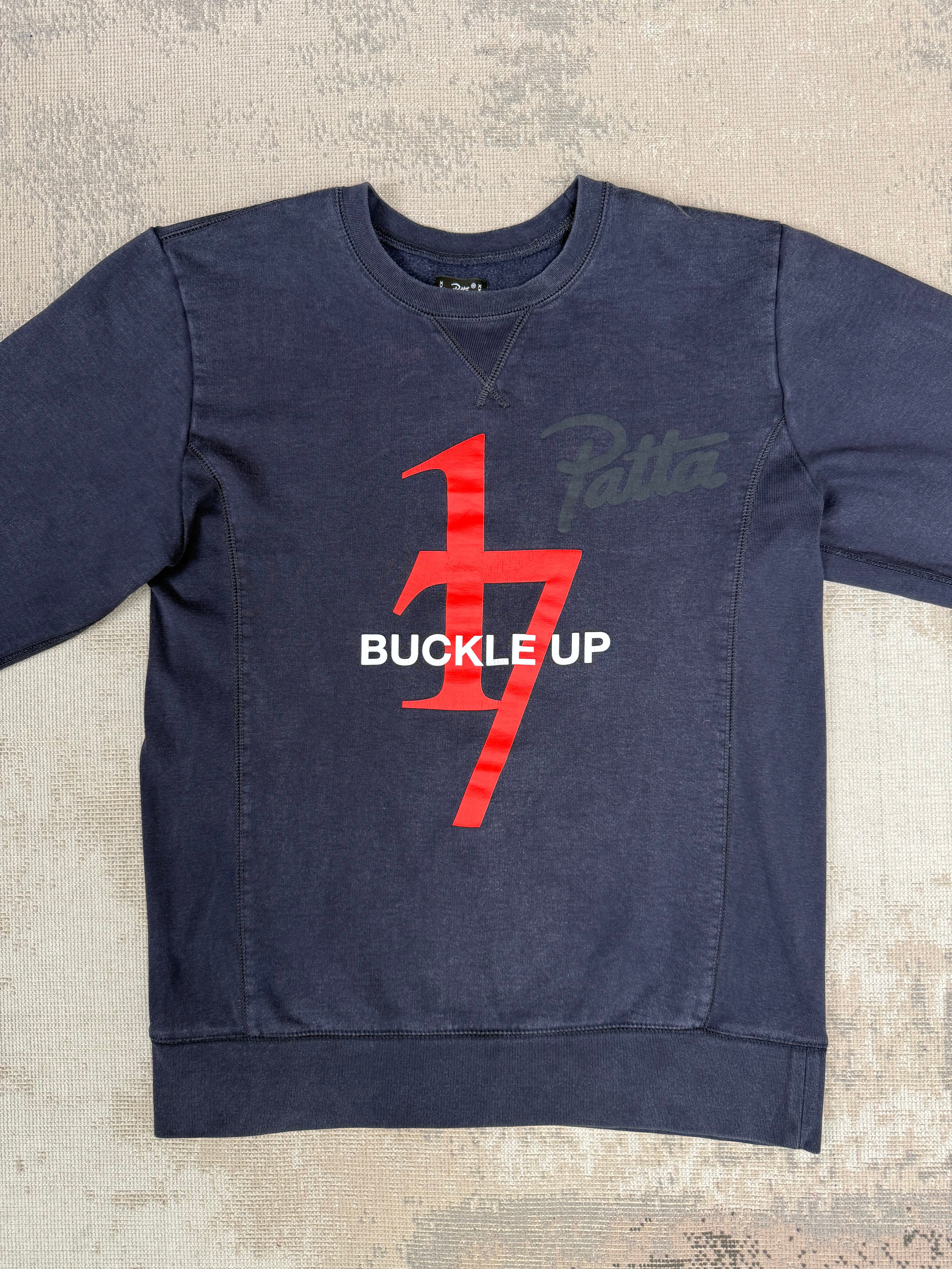 Patta Buckle Up Sweatshirt - Navy Patta