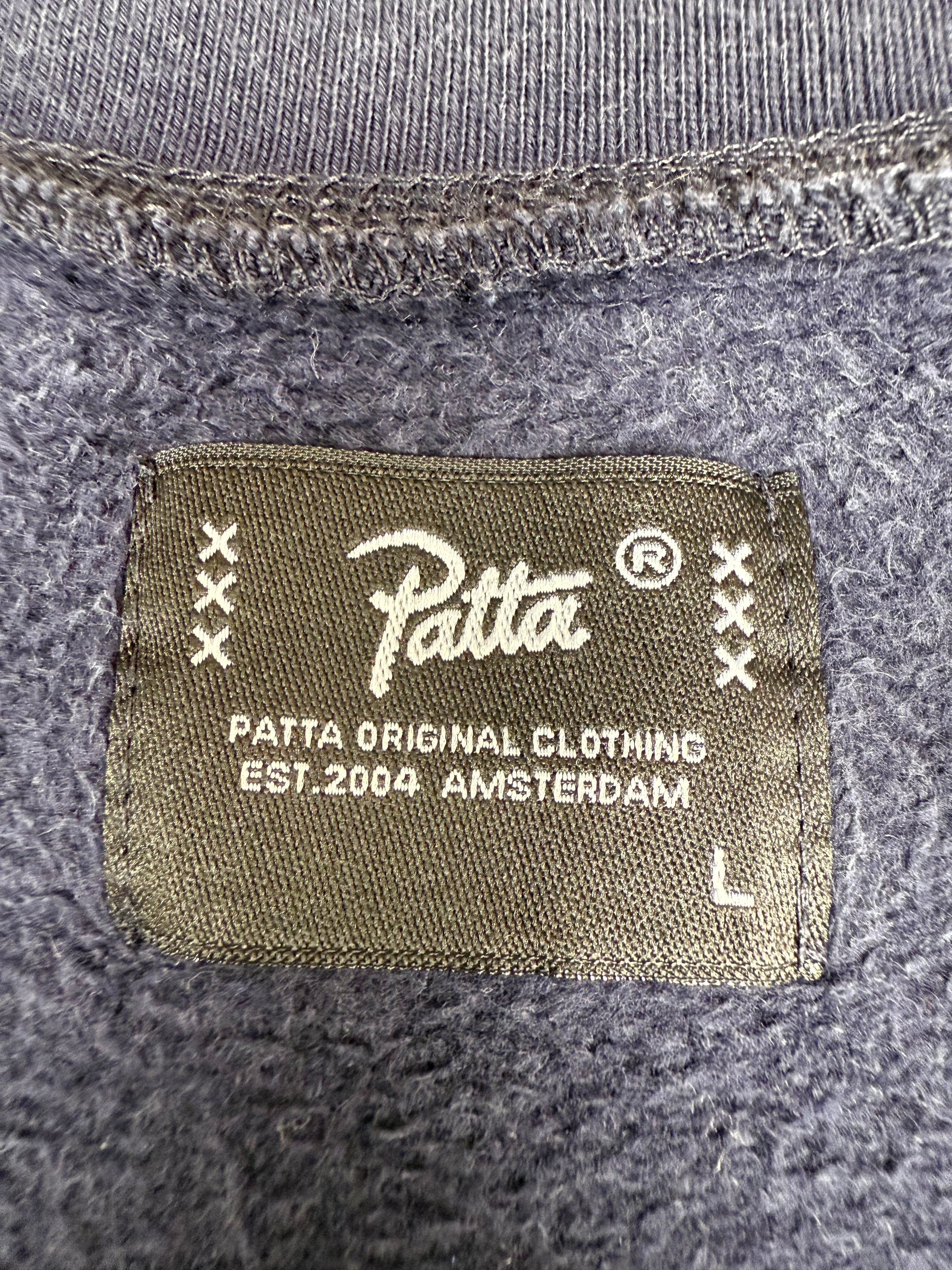 Patta Buckle Up Sweatshirt - Navy Patta