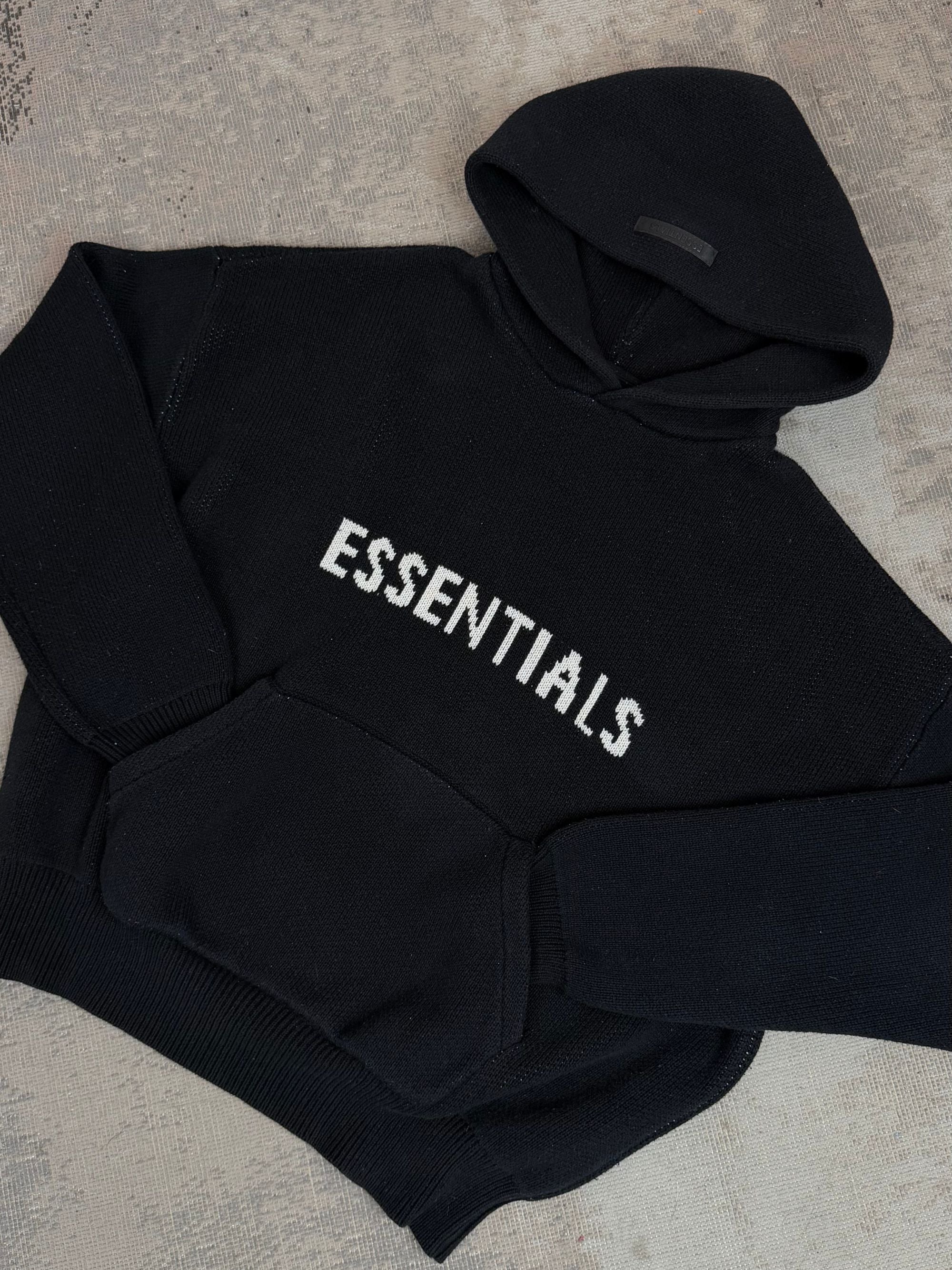 Fear Of God Essentials Knit Hoodie Essentials
