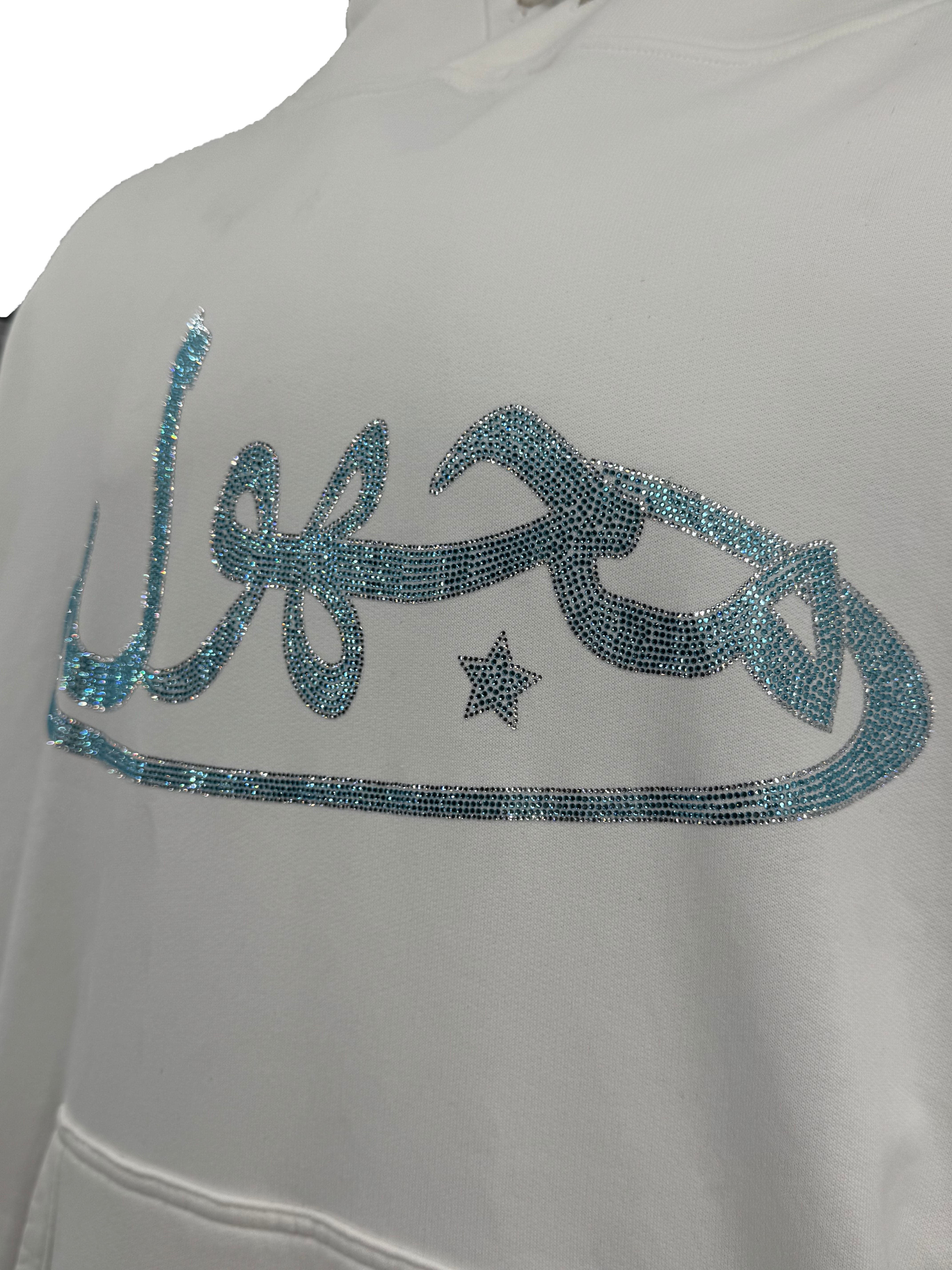 Unknown London Arabic Logo Hoodie - White
