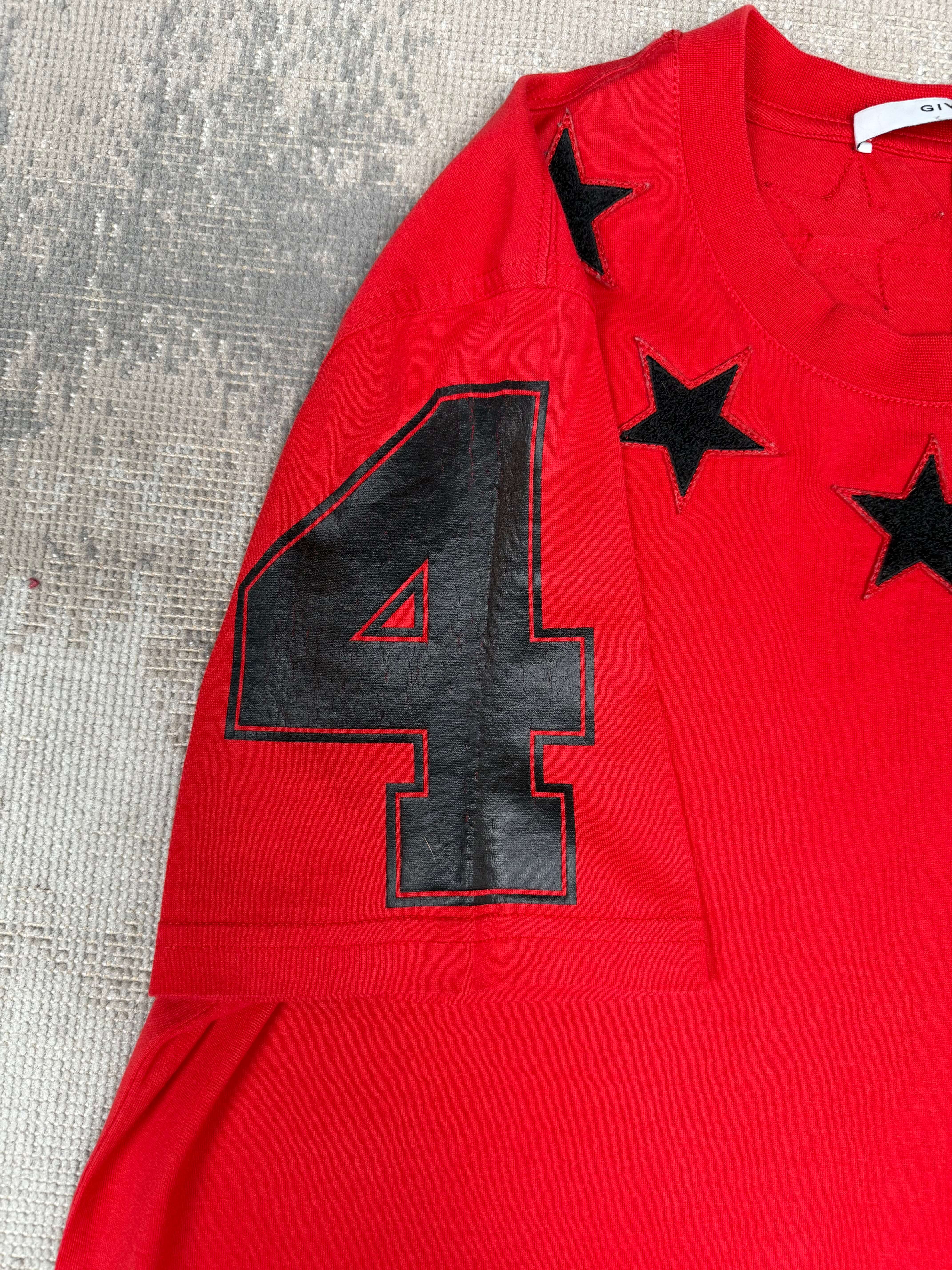 Givenchy Star 47 T-Shirt - Red Givenchy