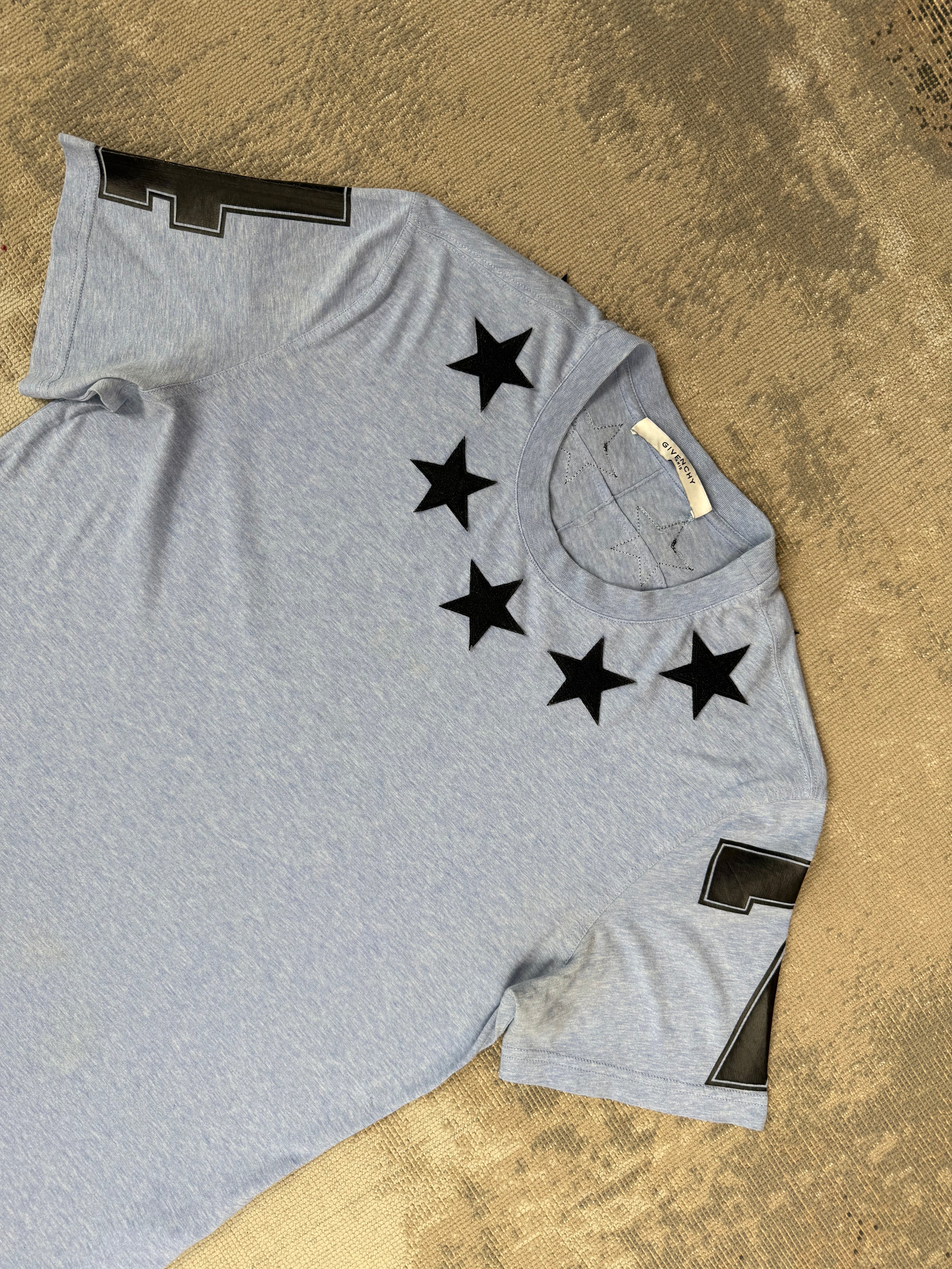 Givenchy Star 47 T-Shirt - Baby Blue Givenchy