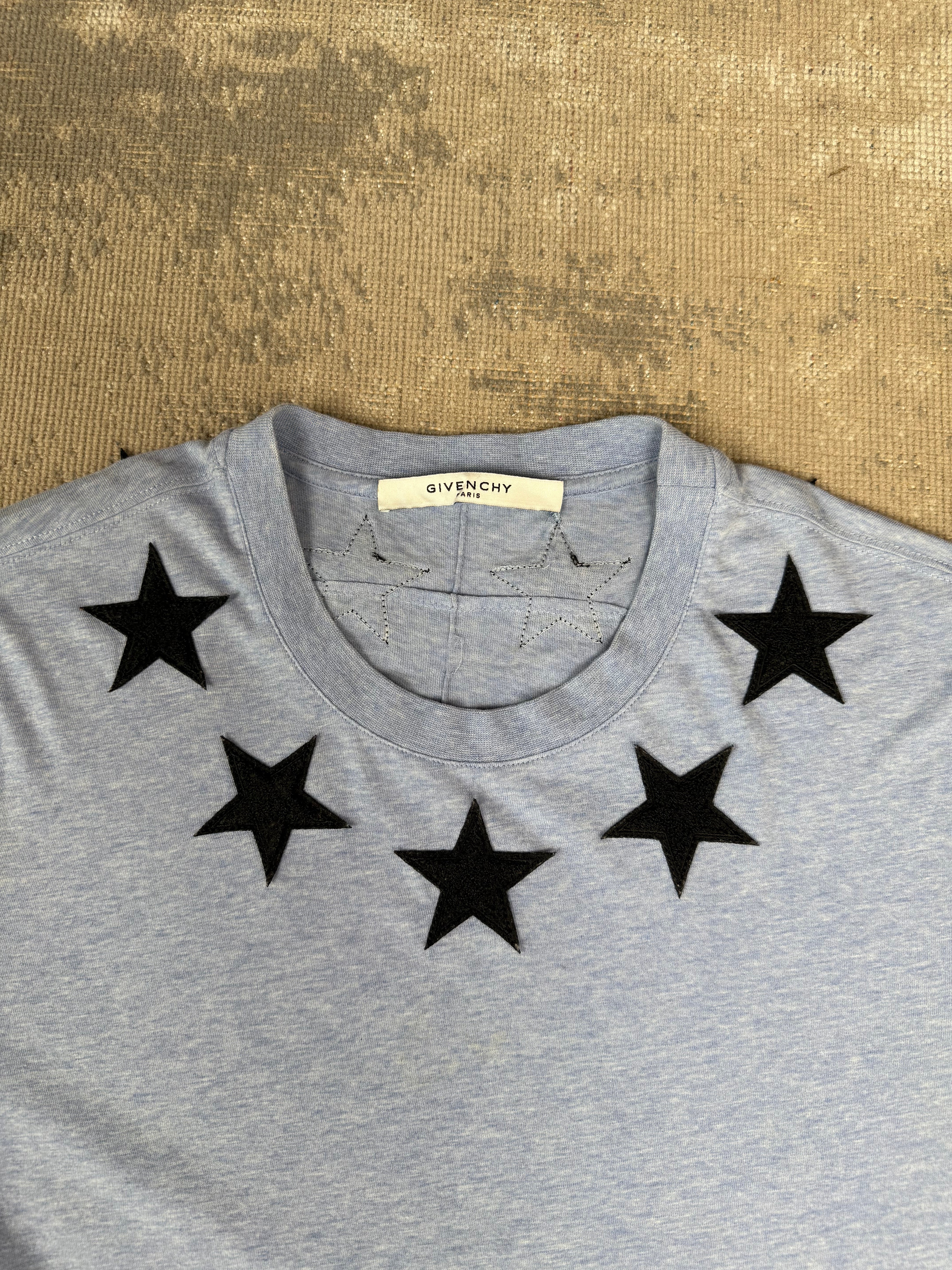 Givenchy Star 47 T-Shirt - Baby Blue Givenchy