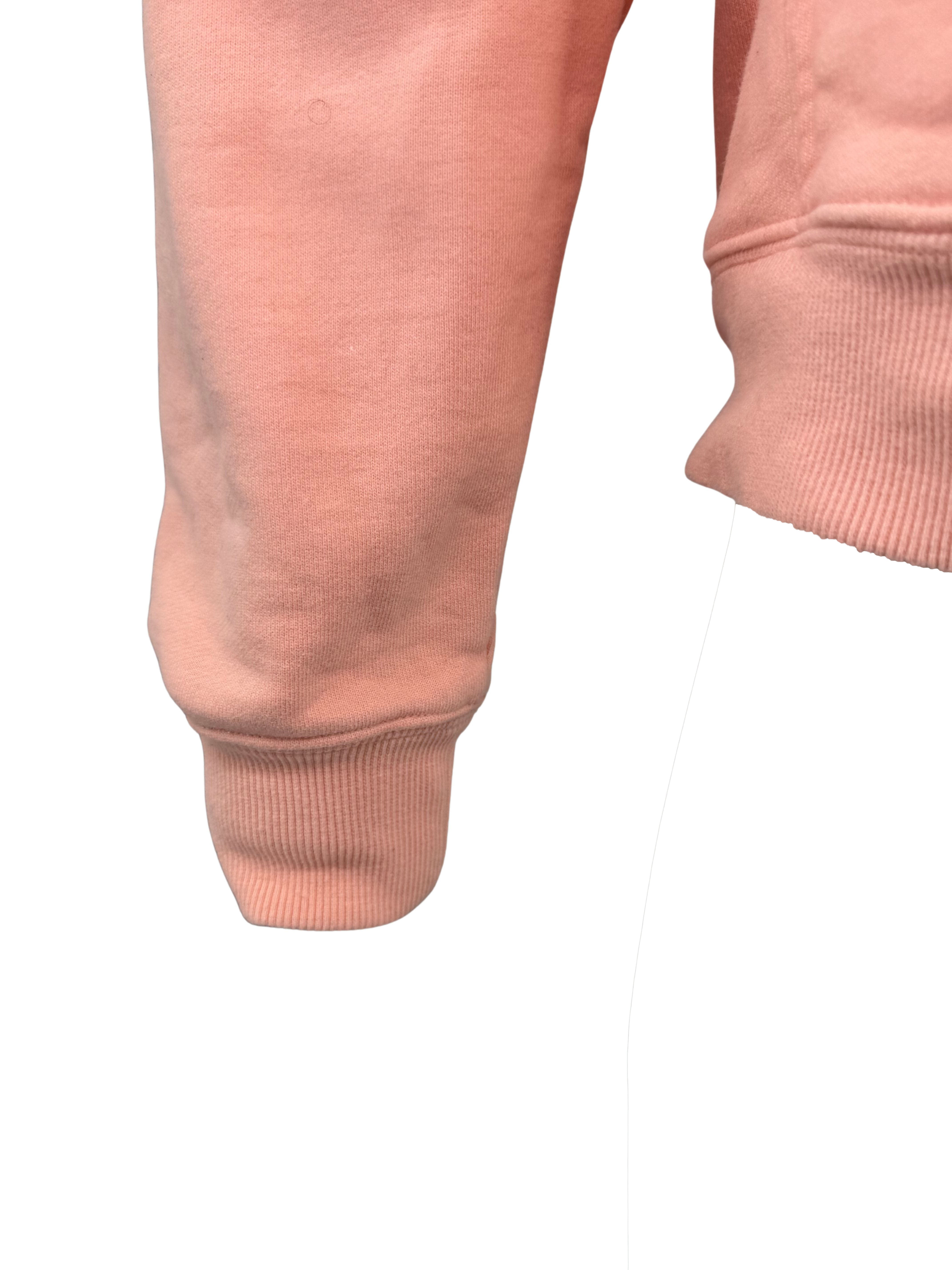 Unknown London Logo Embroidered Hoodie - Pink Unknown London