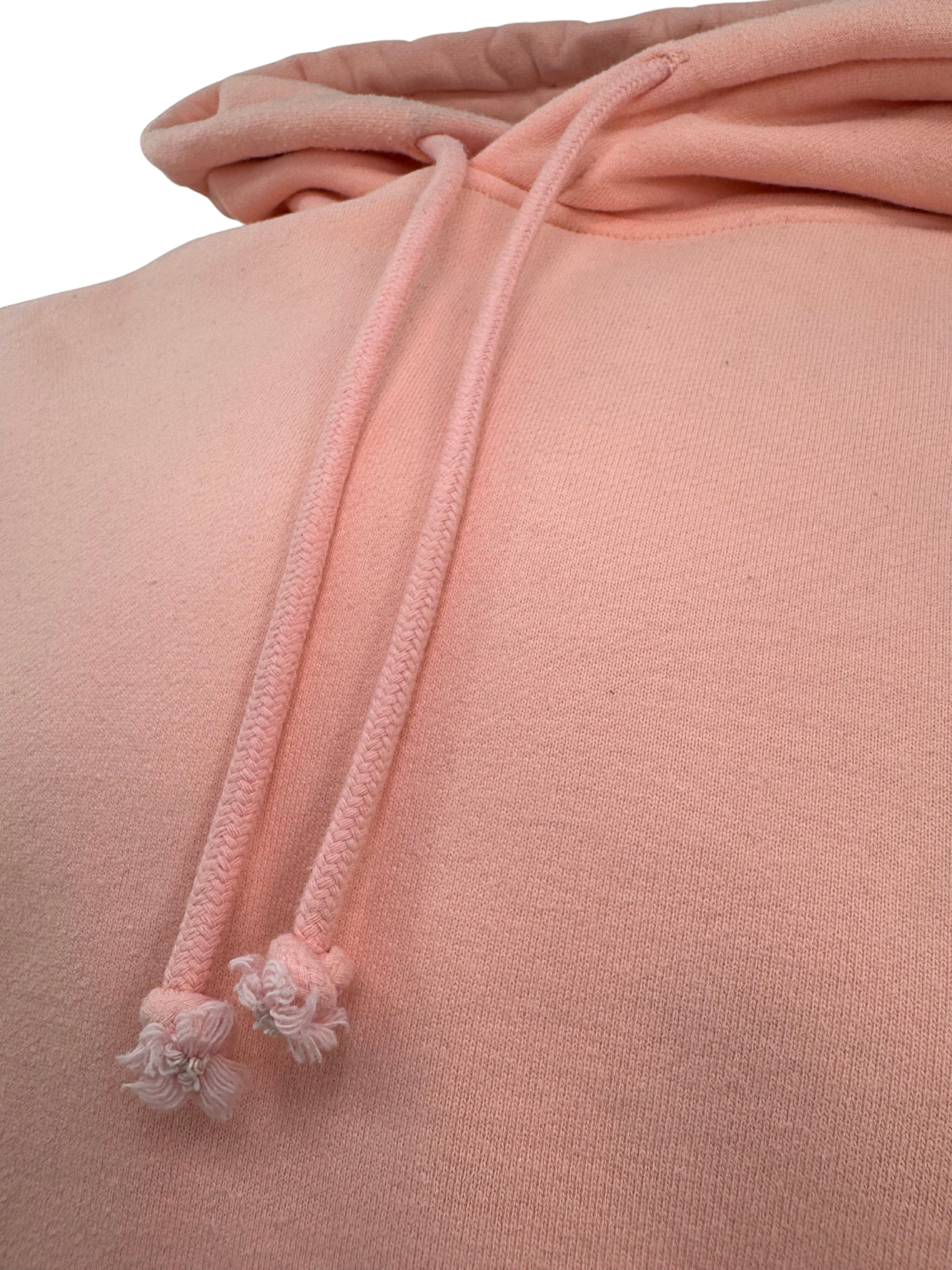 Unknown London Logo Embroidered Hoodie - Pink Unknown London