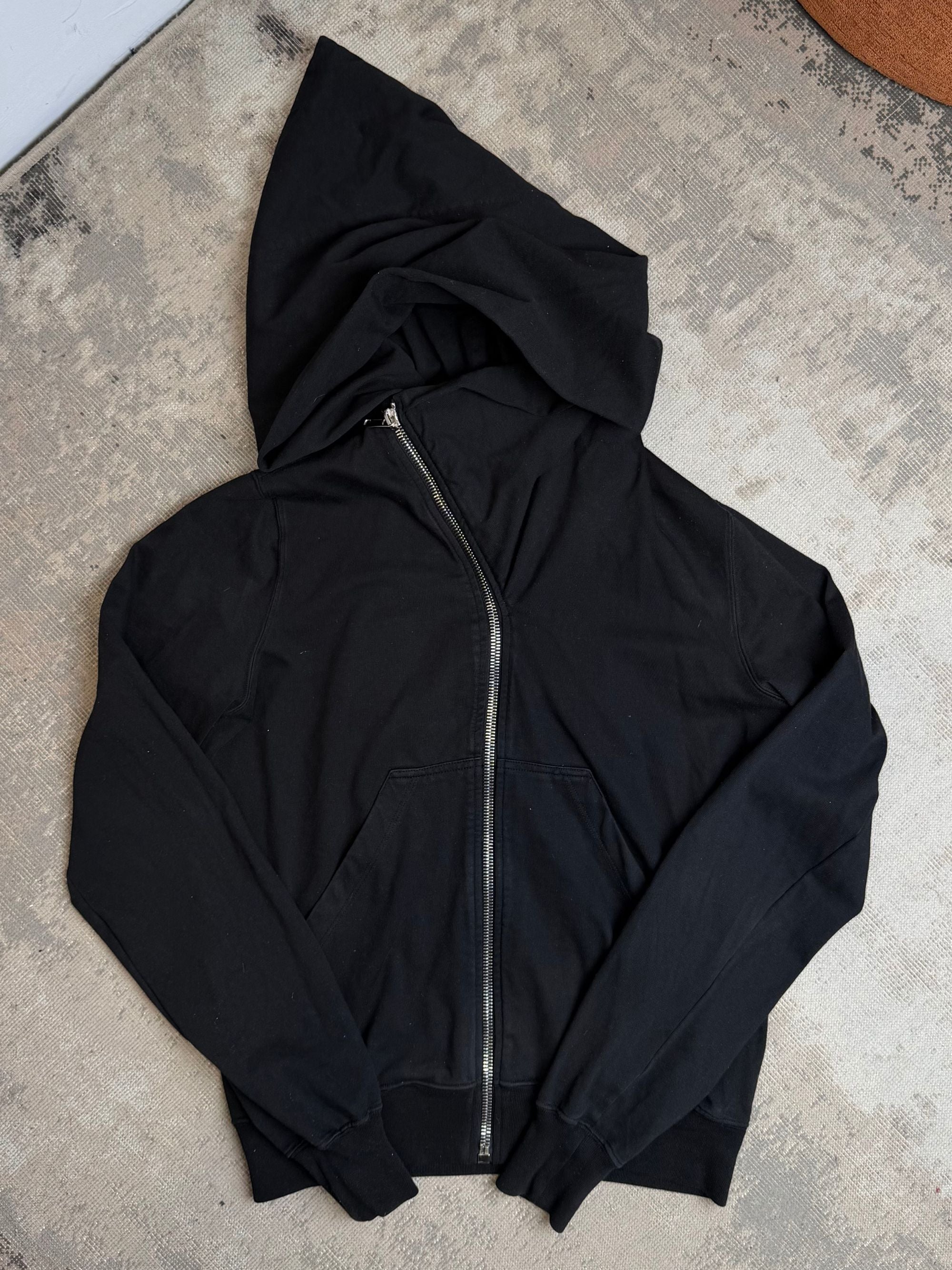 Rick Owens Asymetric Zip Up Hoodie Rick Owens