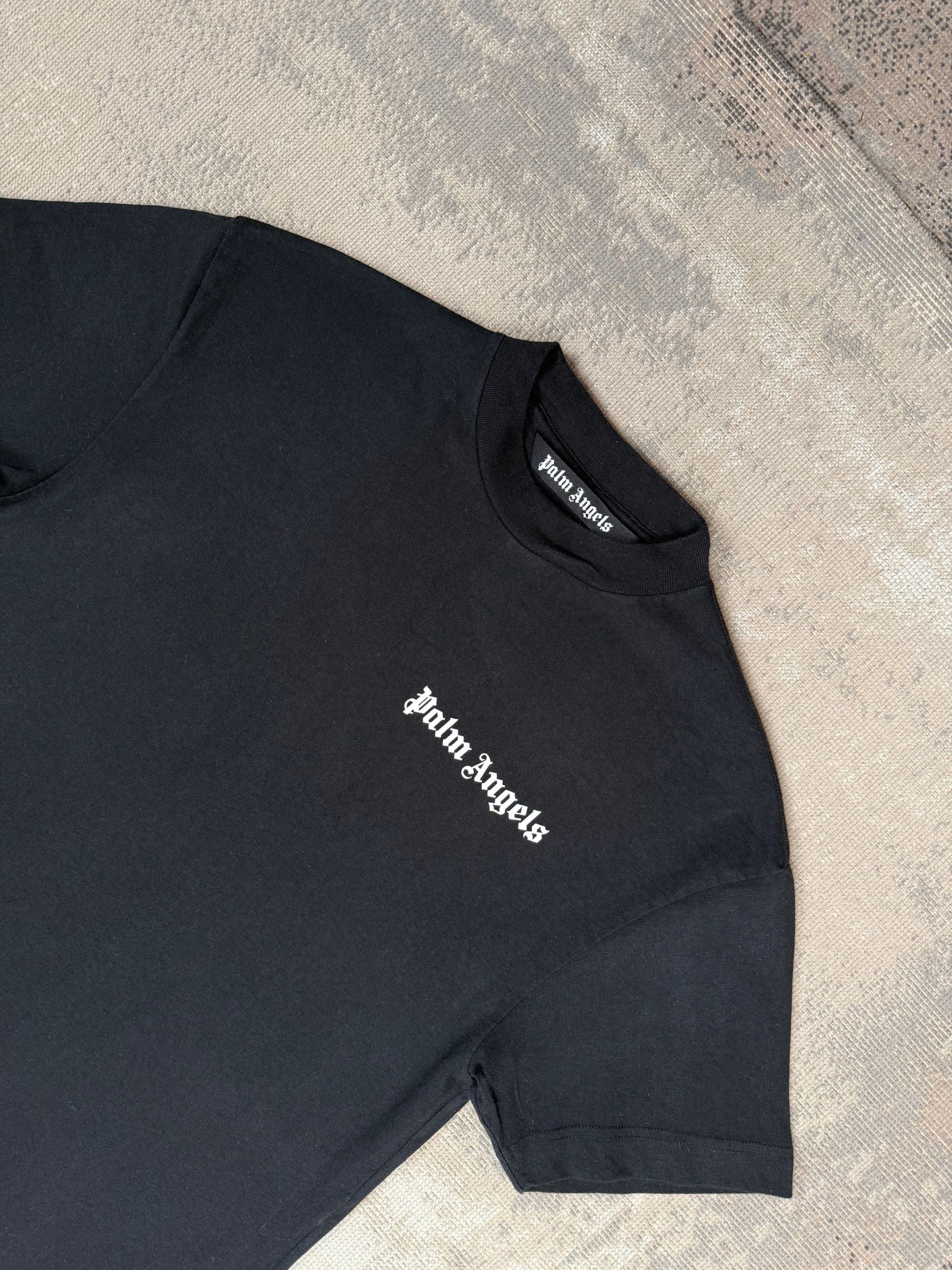 Palm Angels Mini Logo T-Shirt - Black Palm Angels