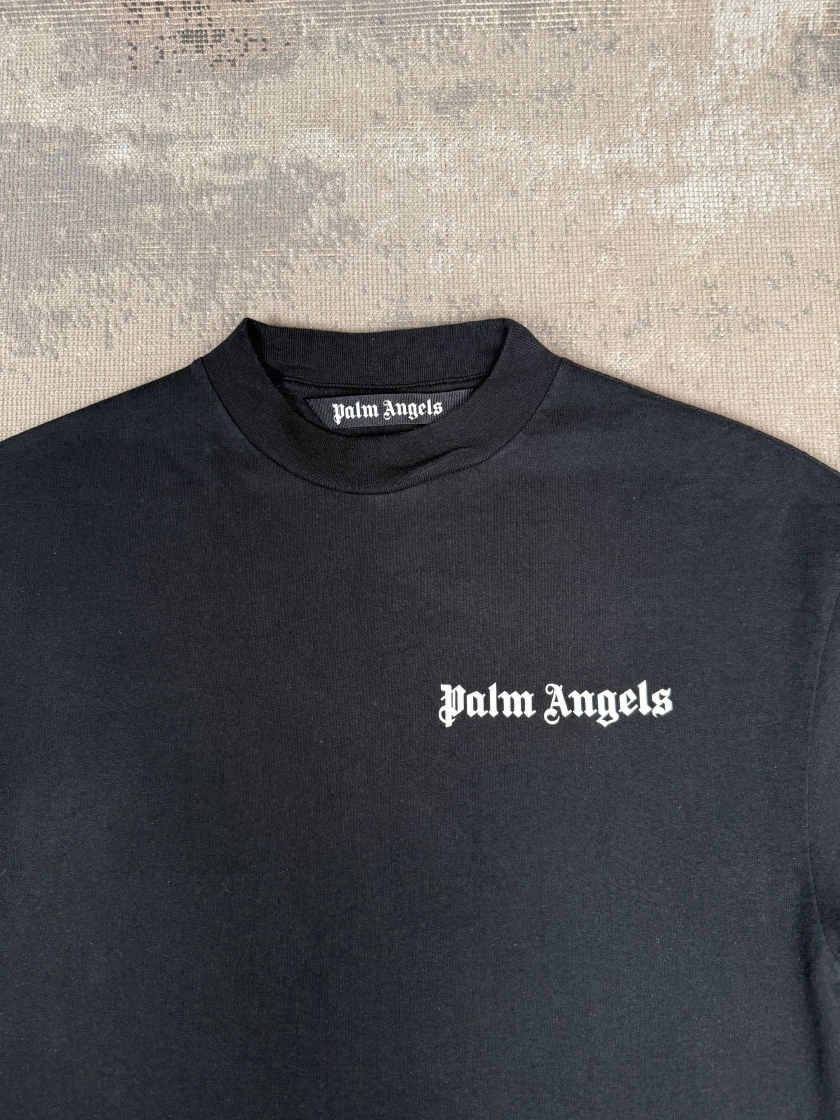 Palm Angels Mini Logo T-Shirt - Black Palm Angels