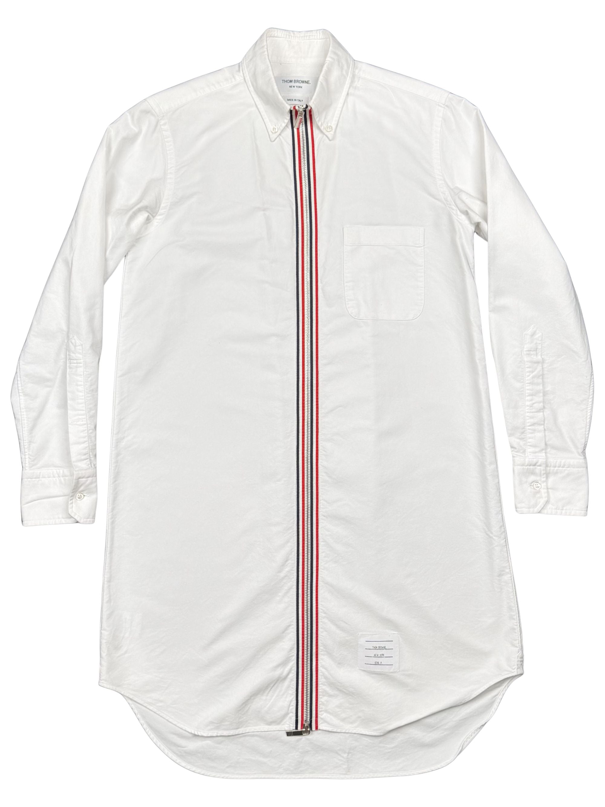 Thom Browne Long Overshirt - White Thom Browne