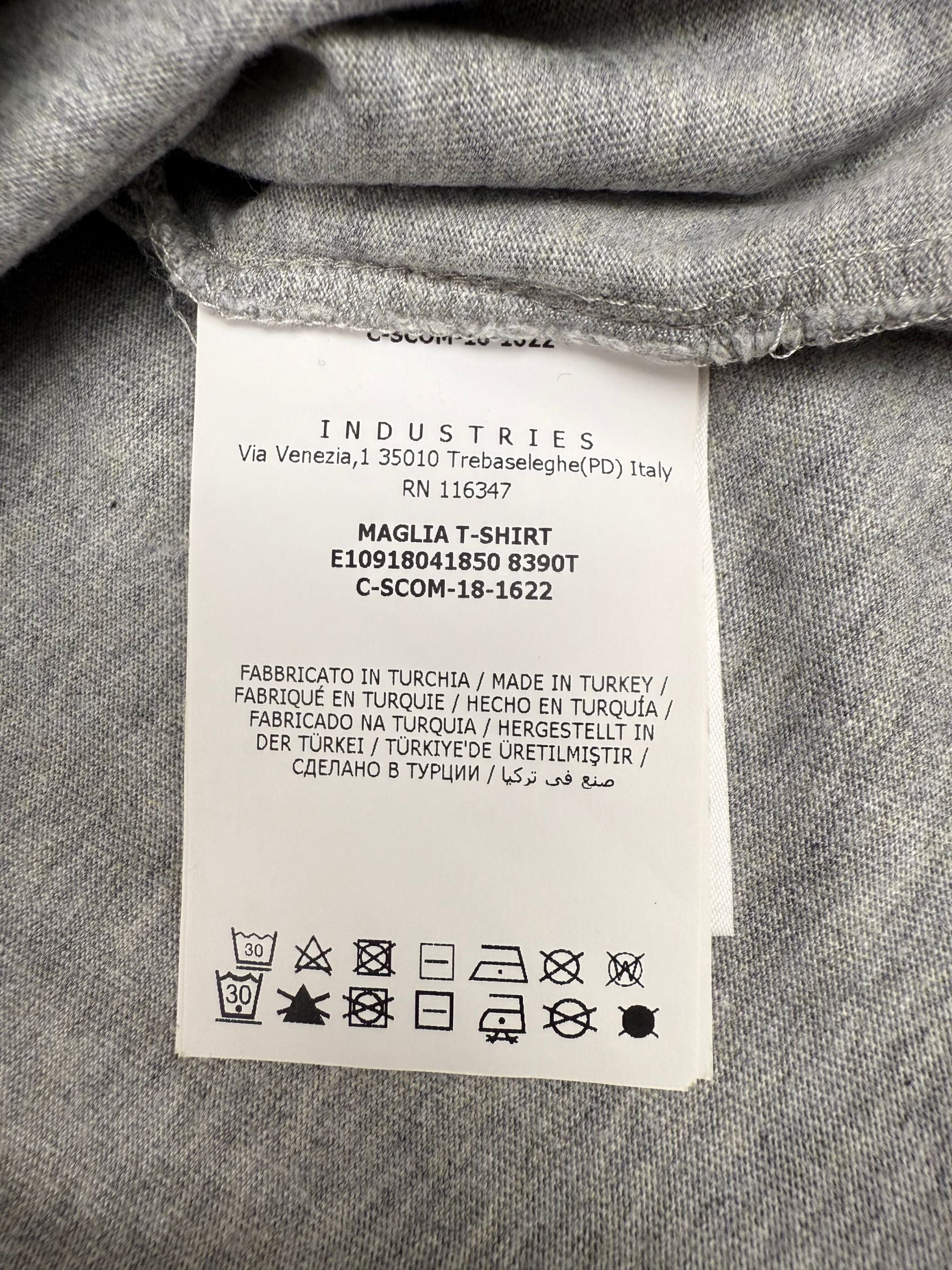 Moncler Retro Logo T-Shirt - Grey Moncler