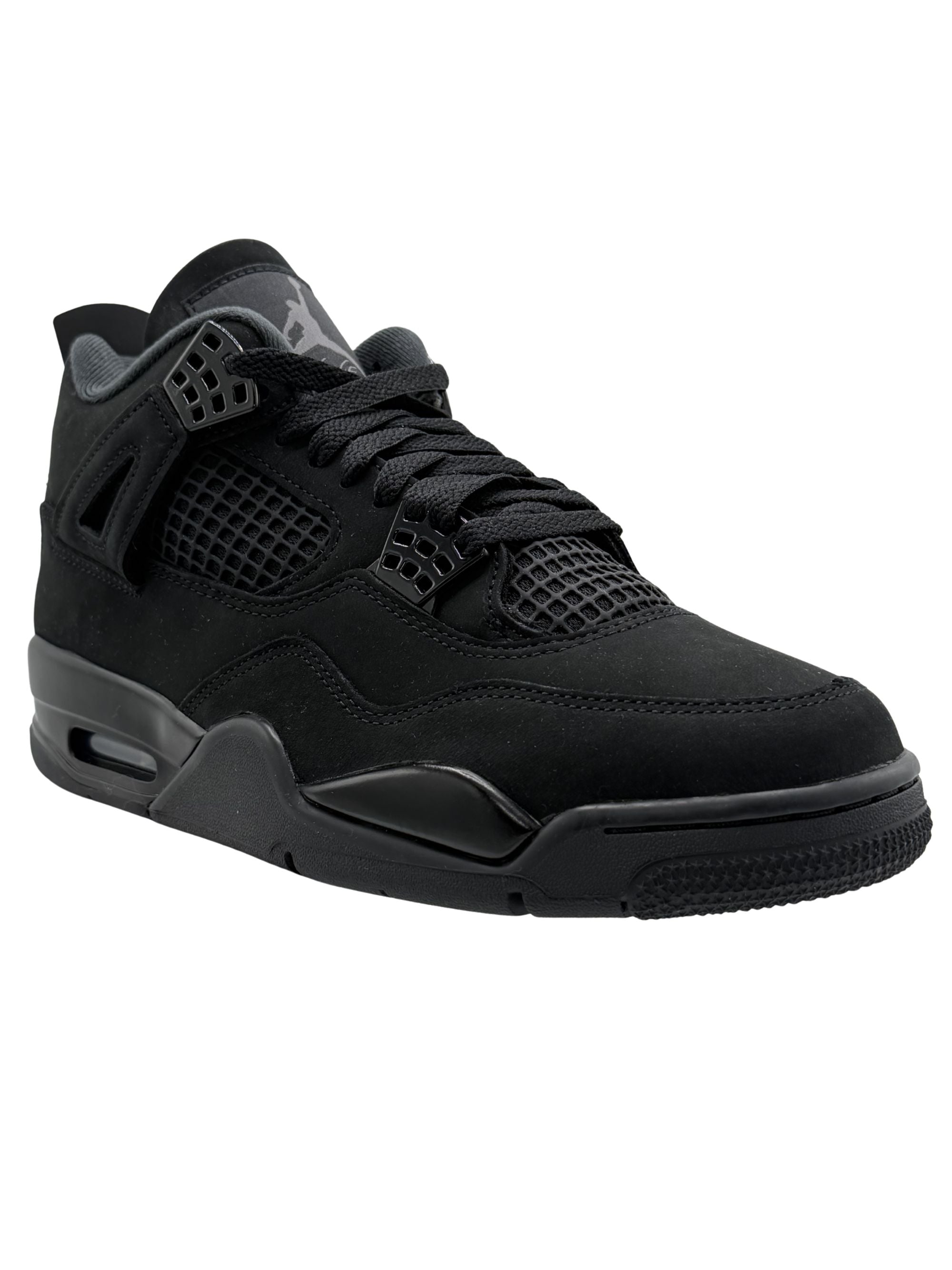 Nike Air Jordan 4 Retro Trainers - Black (Unused) Nike