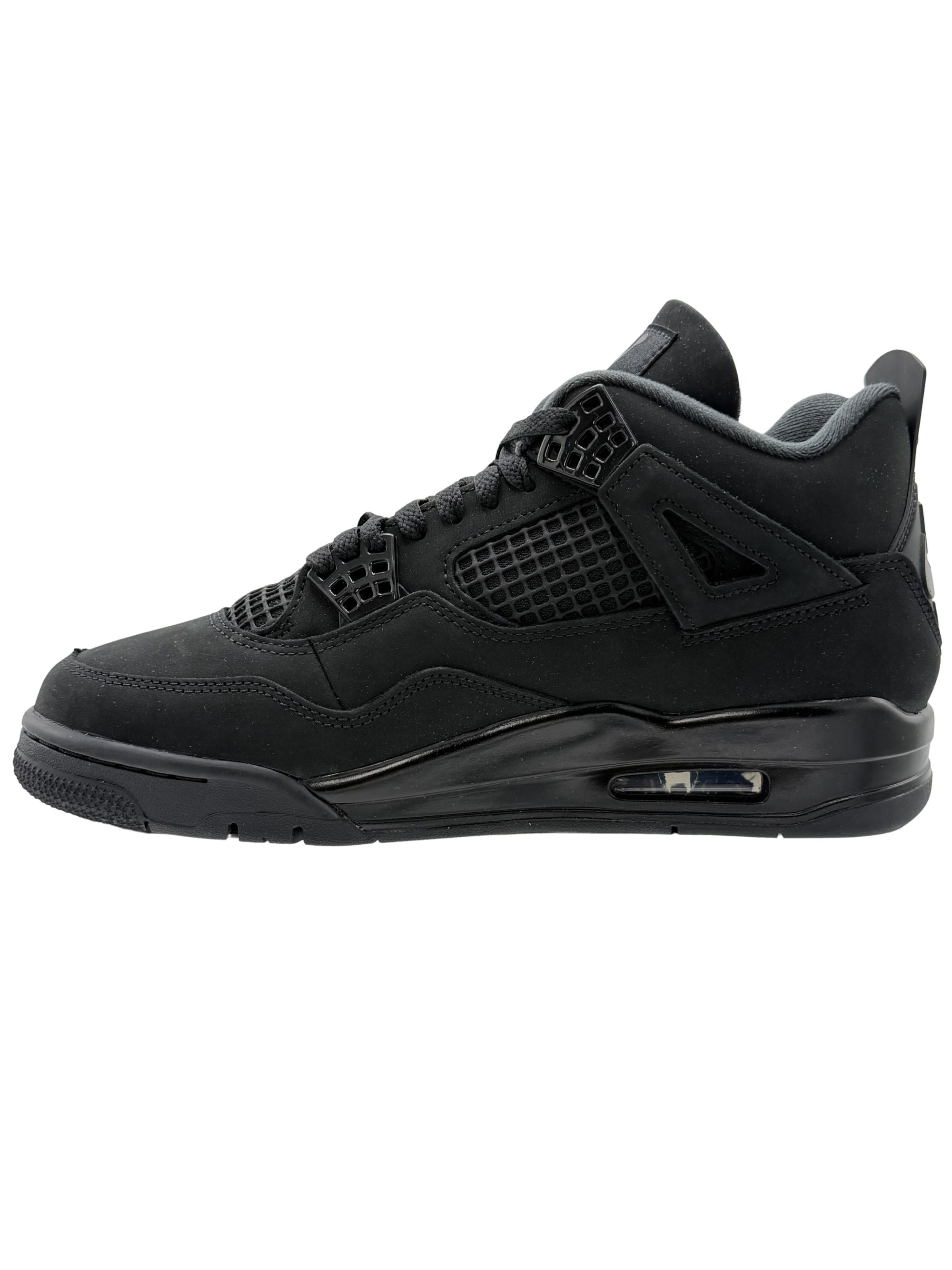 Nike Air Jordan 4 Retro Trainers - Black (Unused) Nike
