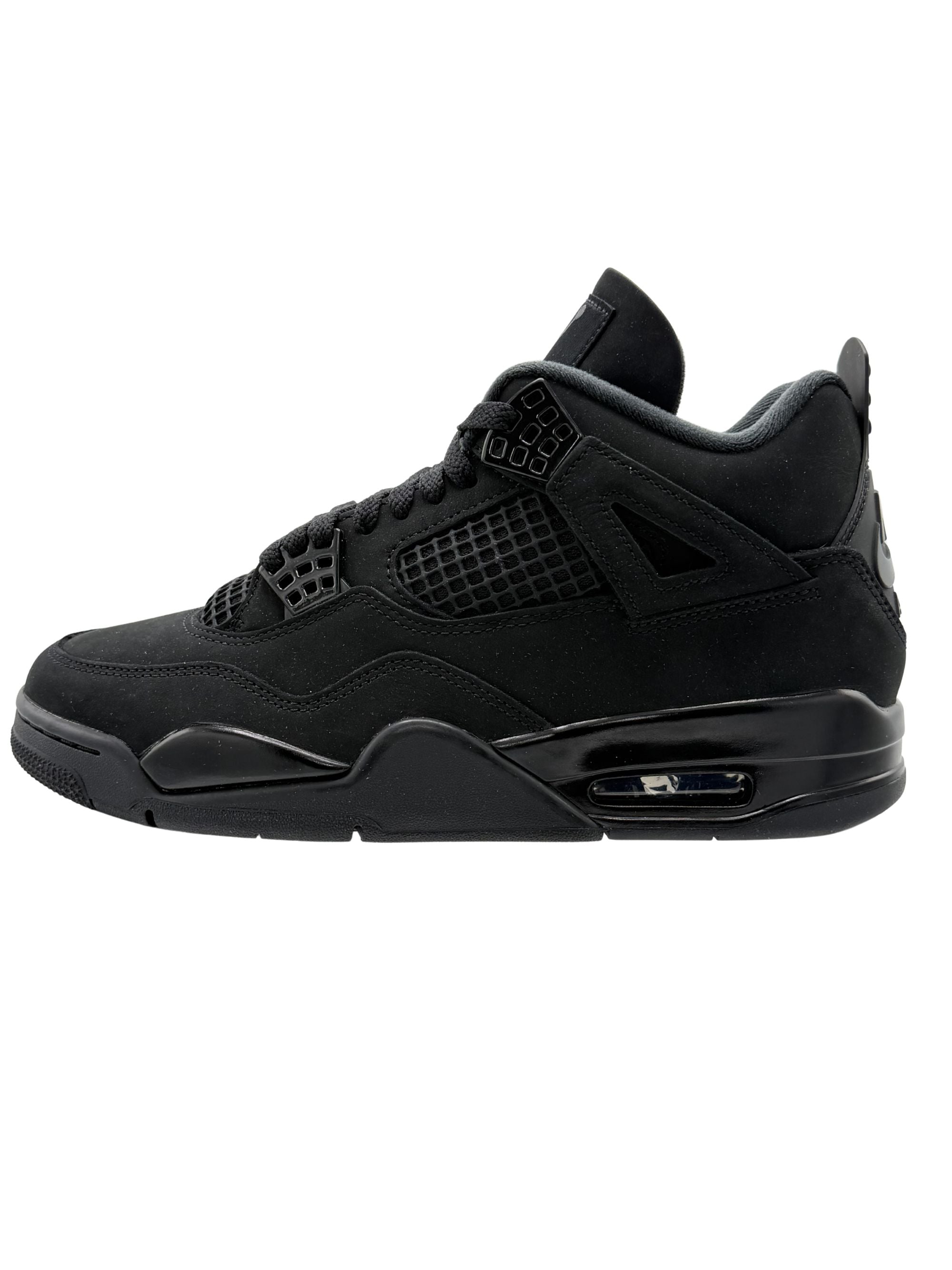 Nike Air Jordan 4 Retro Trainers - Black (Unused) Nike