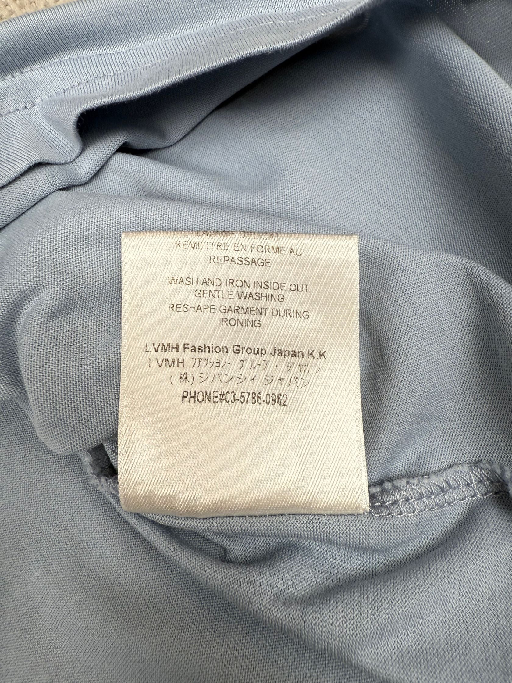 Givenchy Distressed Logo T-Shirt - Baby Blue Givenchy