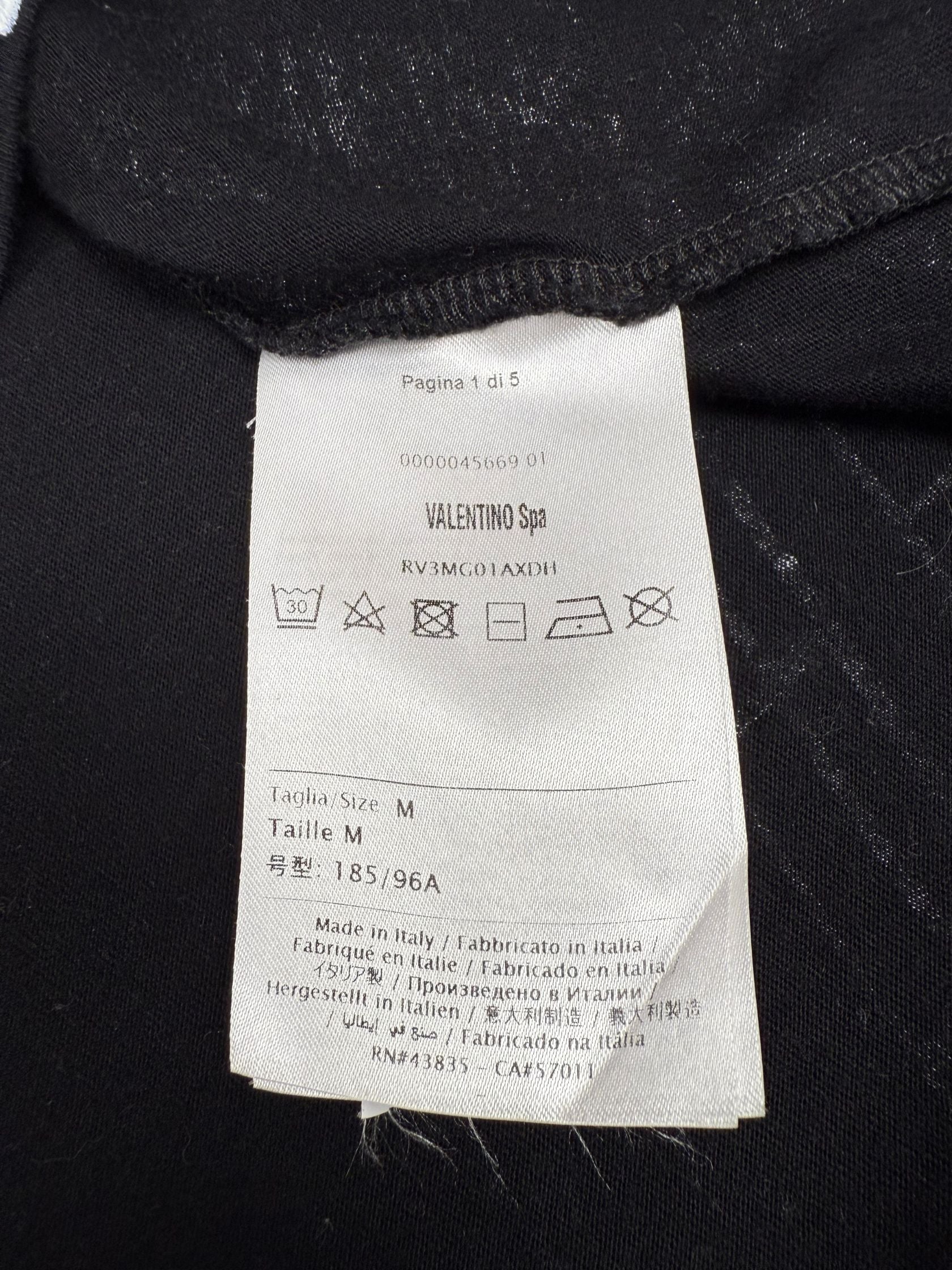 Valentino Graphic Tower Logo T-Shirt - Black Valentino