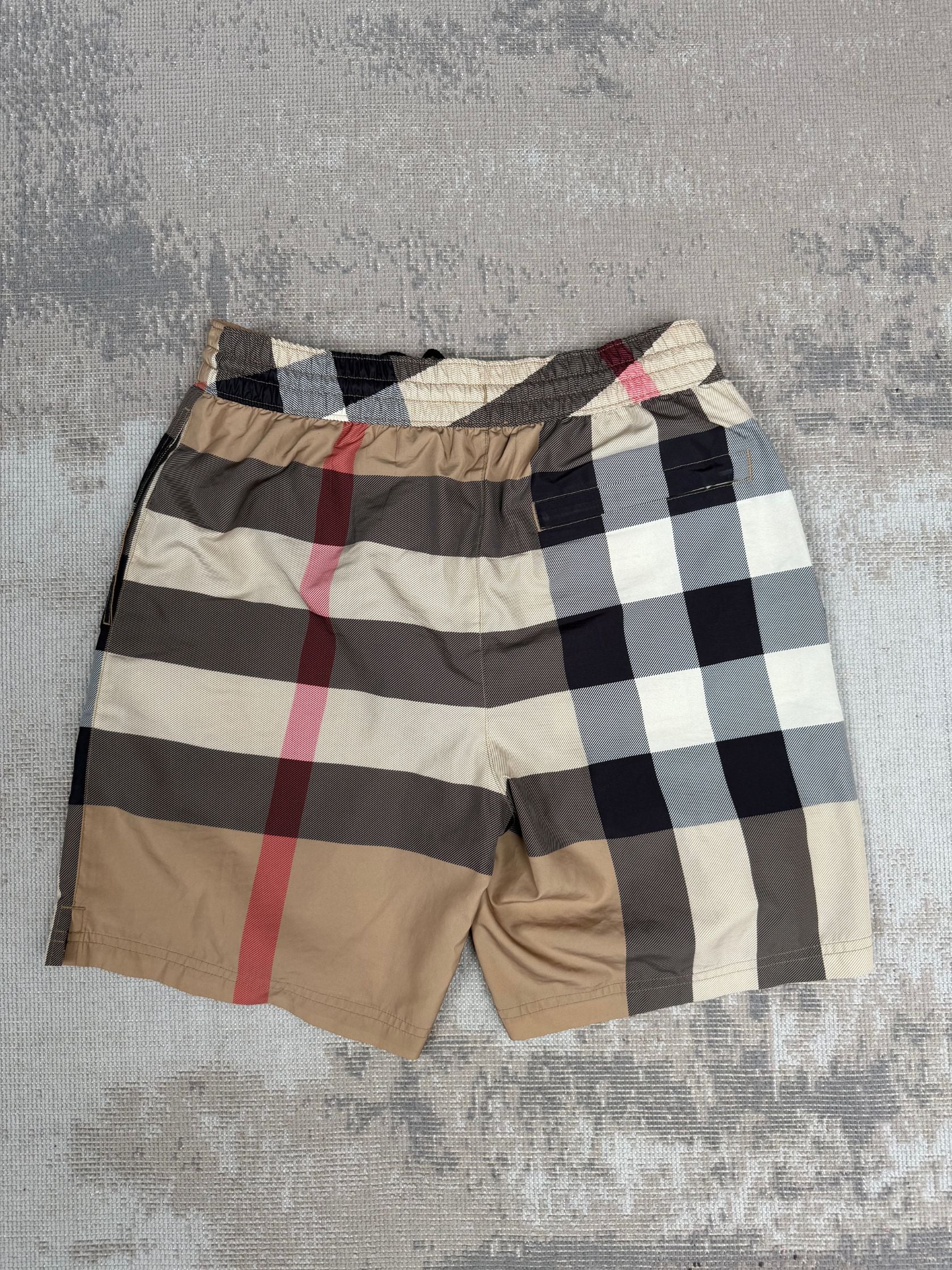 Burberry Check Swim Shorts - Archive Beige Burberry