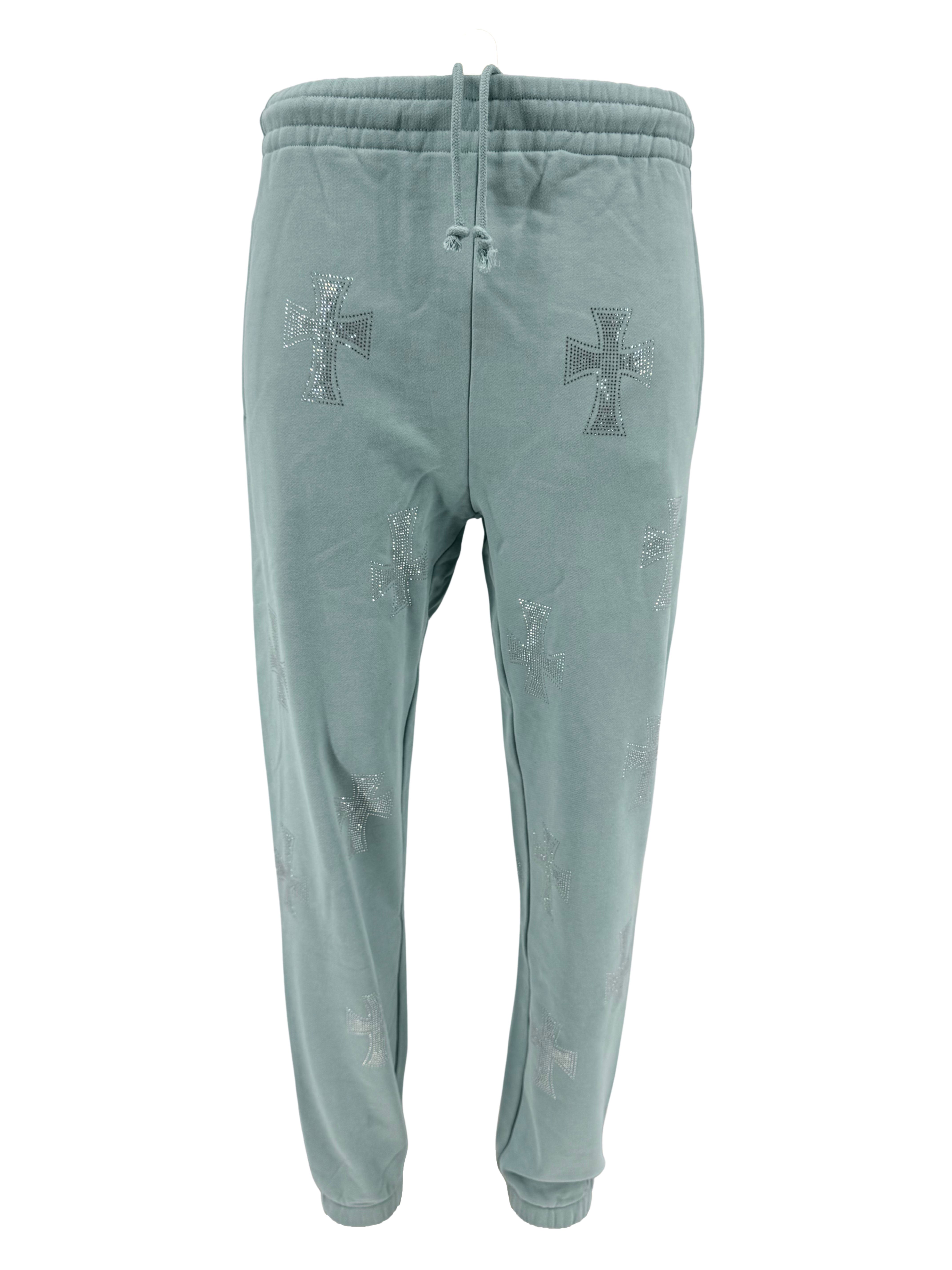 Unknown London Rhinestone Joggers - Blue (Unused) Unknown London