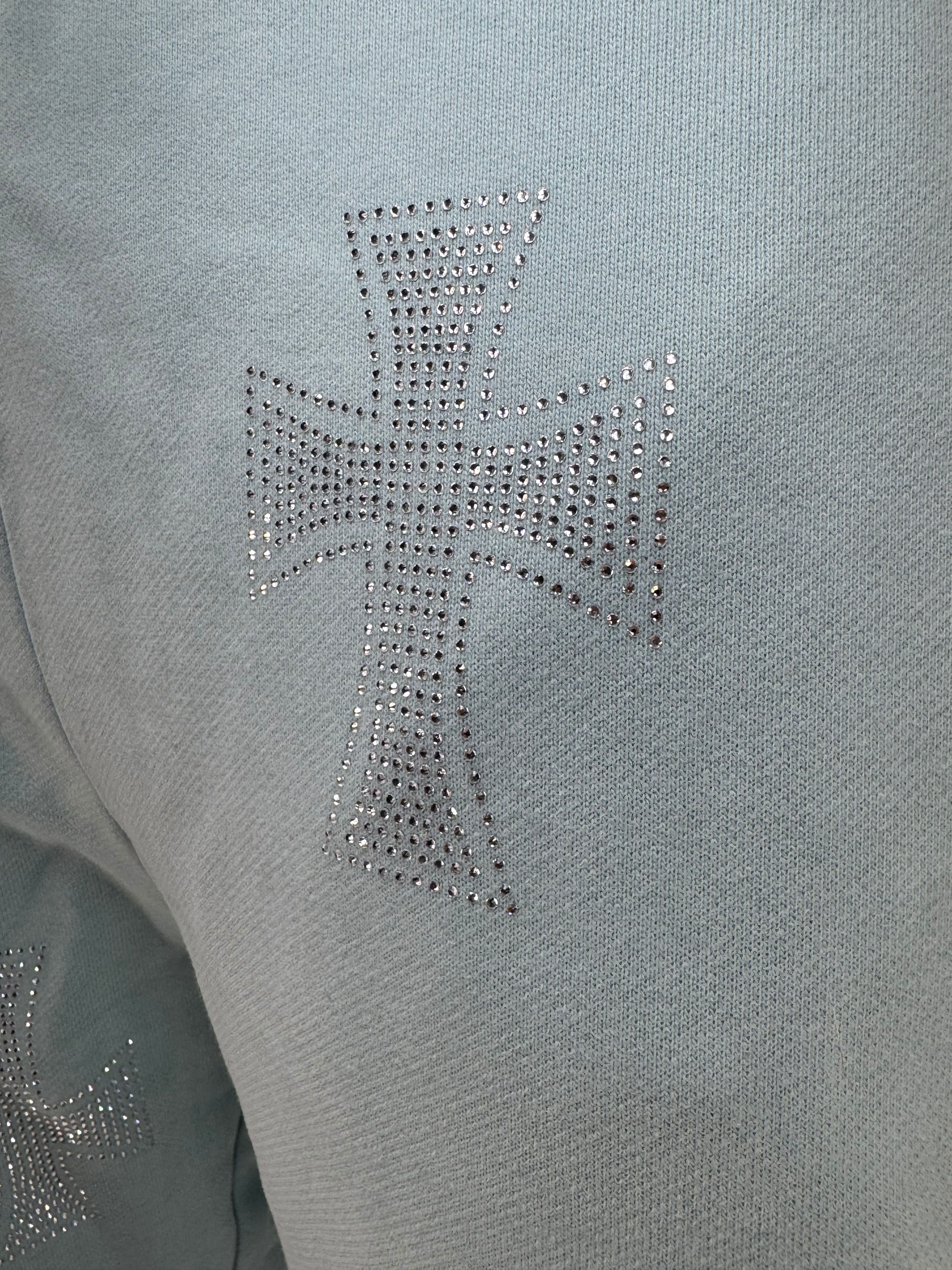 Unknown London Rhinestone Joggers - Blue (Unused) Unknown London