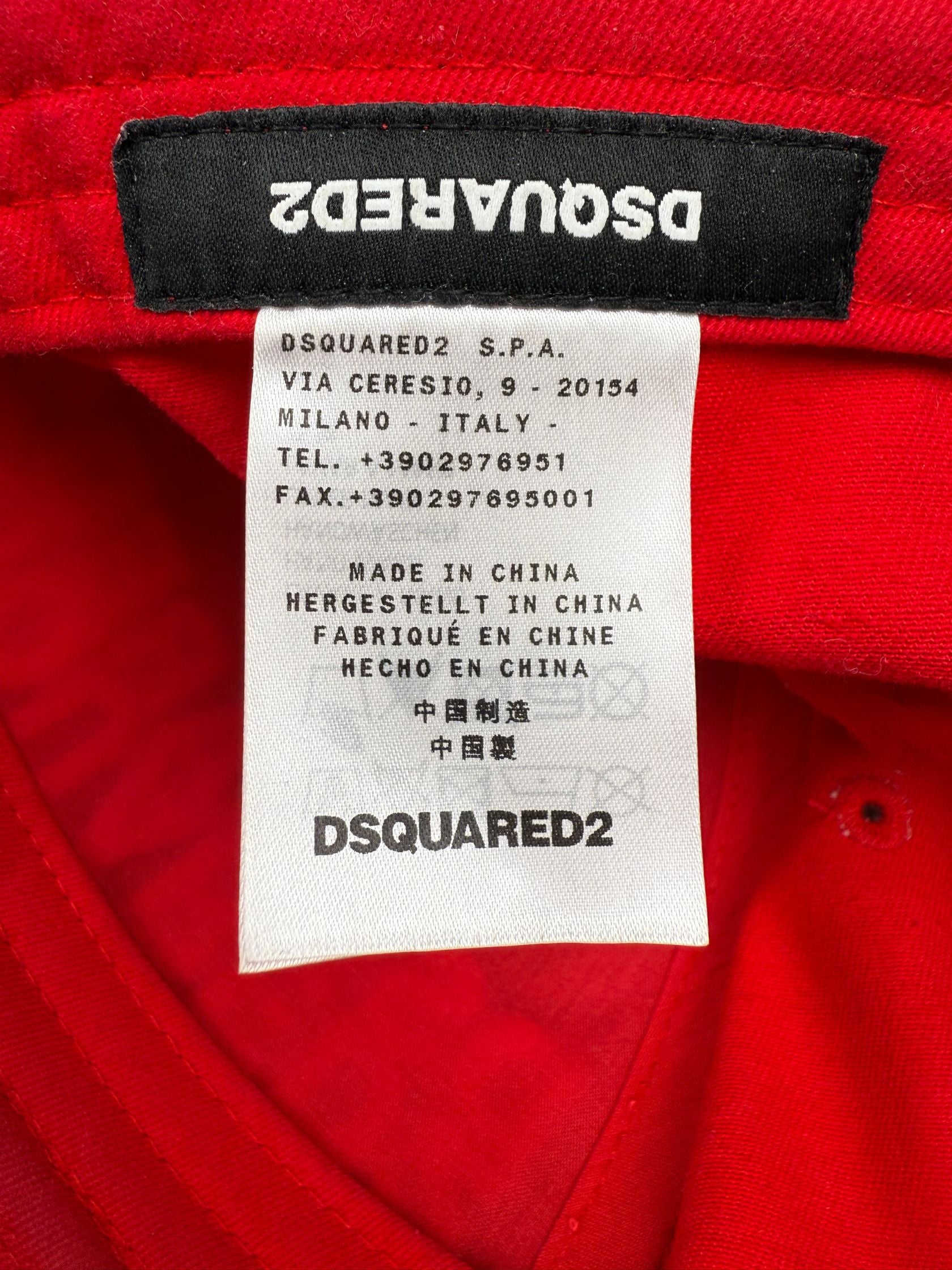 Dsquared2 Logo Cap - Red Dsquared2