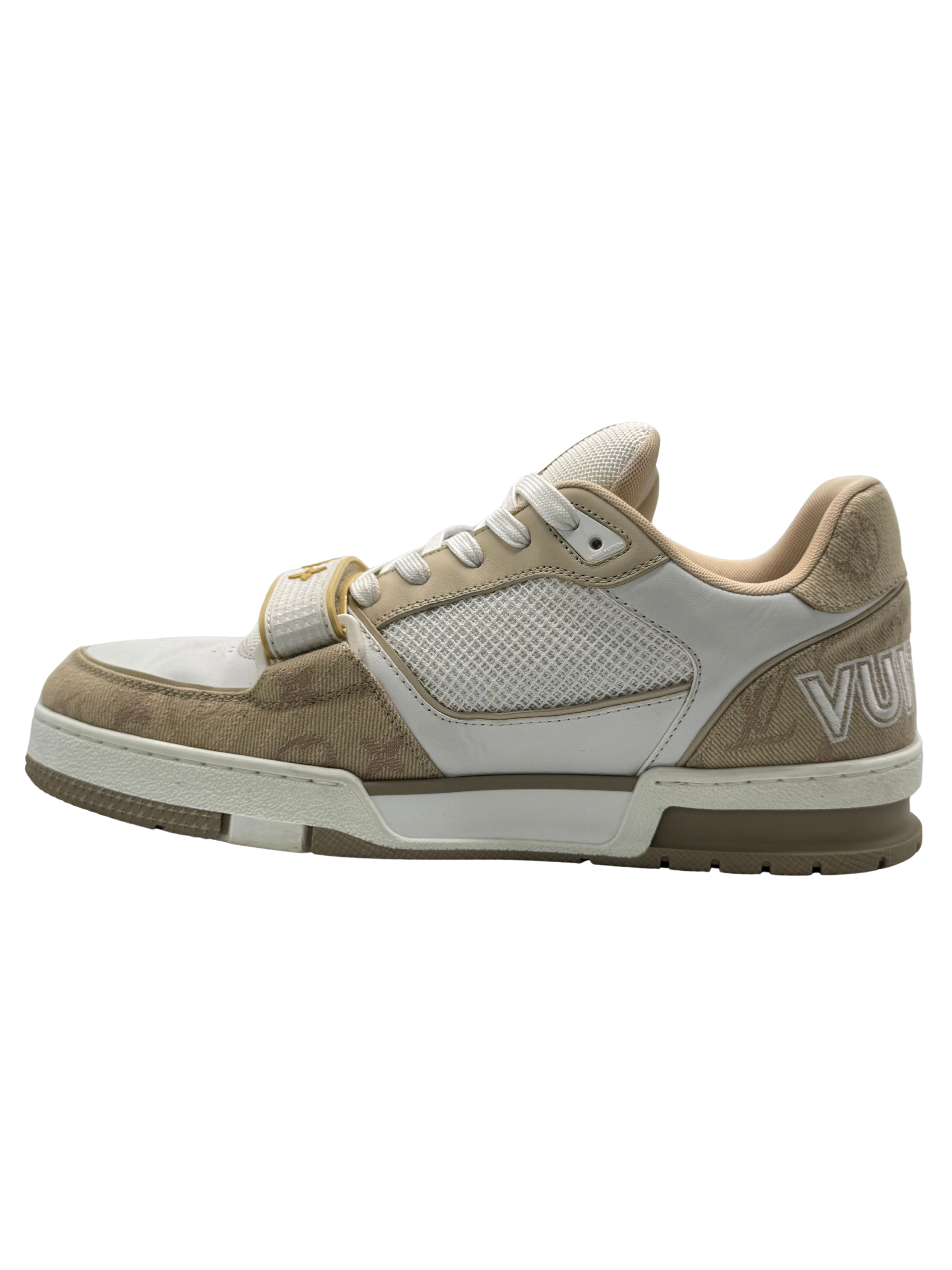 Louis Vuitton Strap Trainer - Beige Louis Vuitton