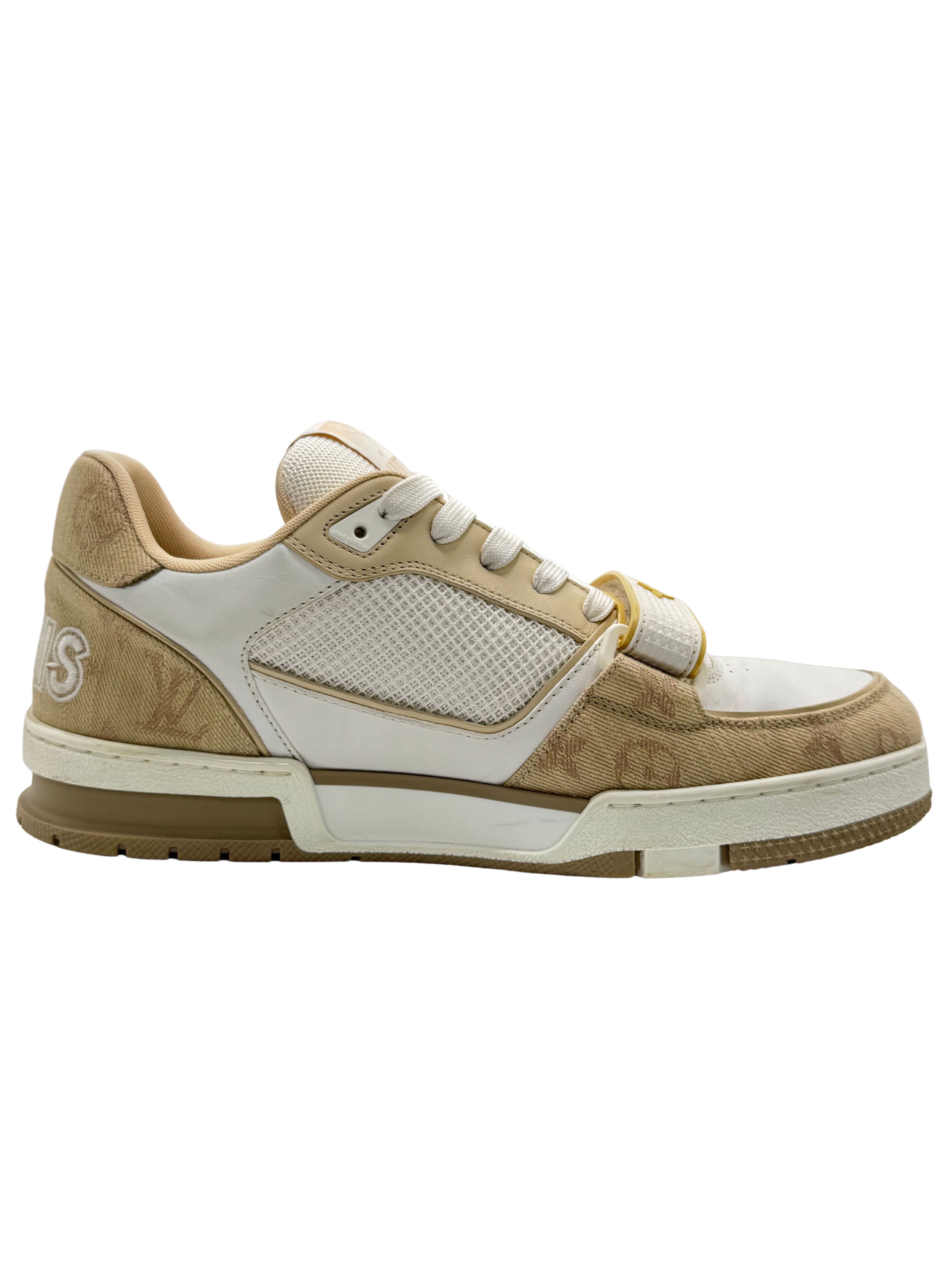 Louis Vuitton Strap Trainer - Beige Louis Vuitton