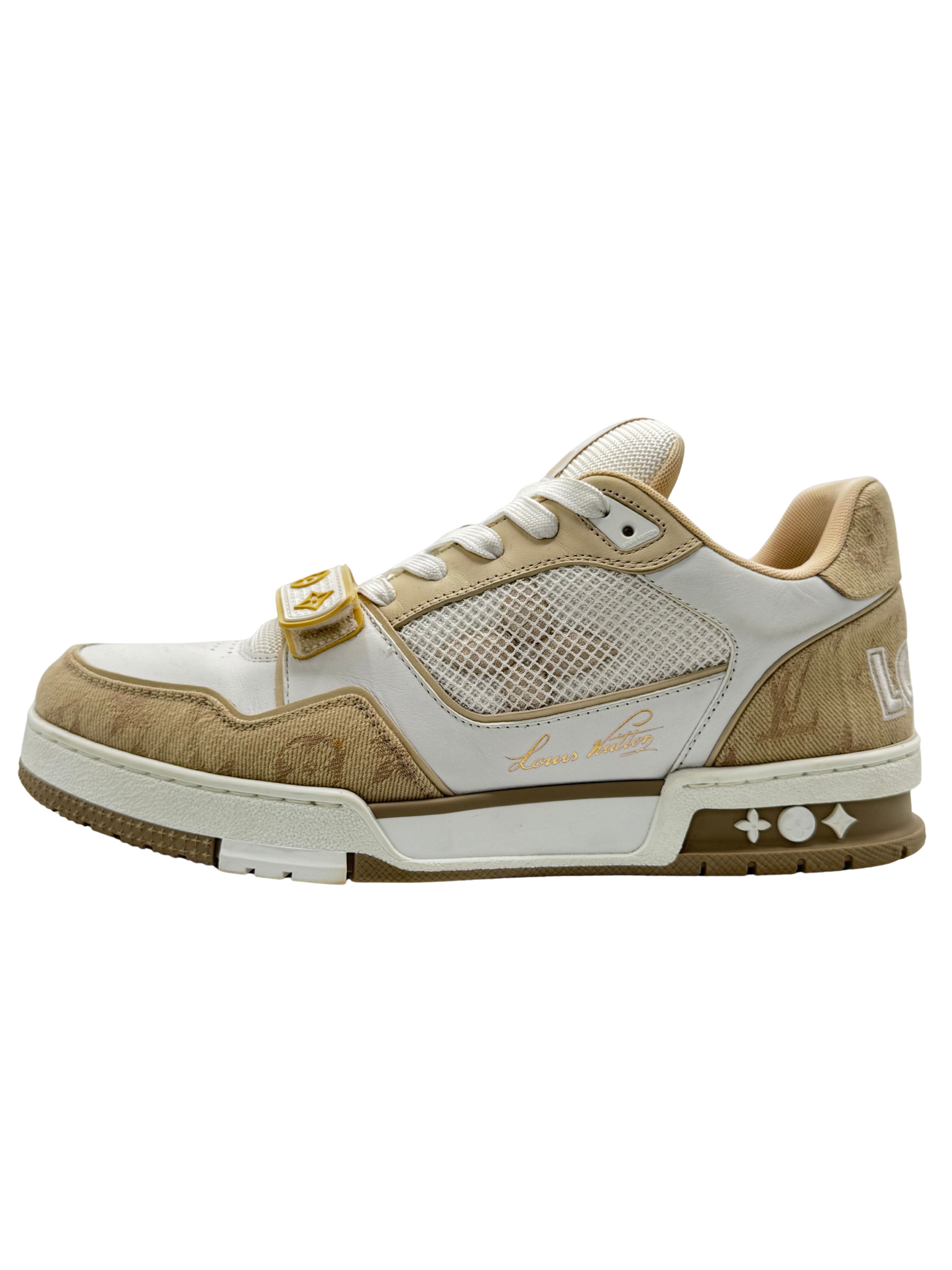 Louis Vuitton Strap Trainer - Beige Louis Vuitton