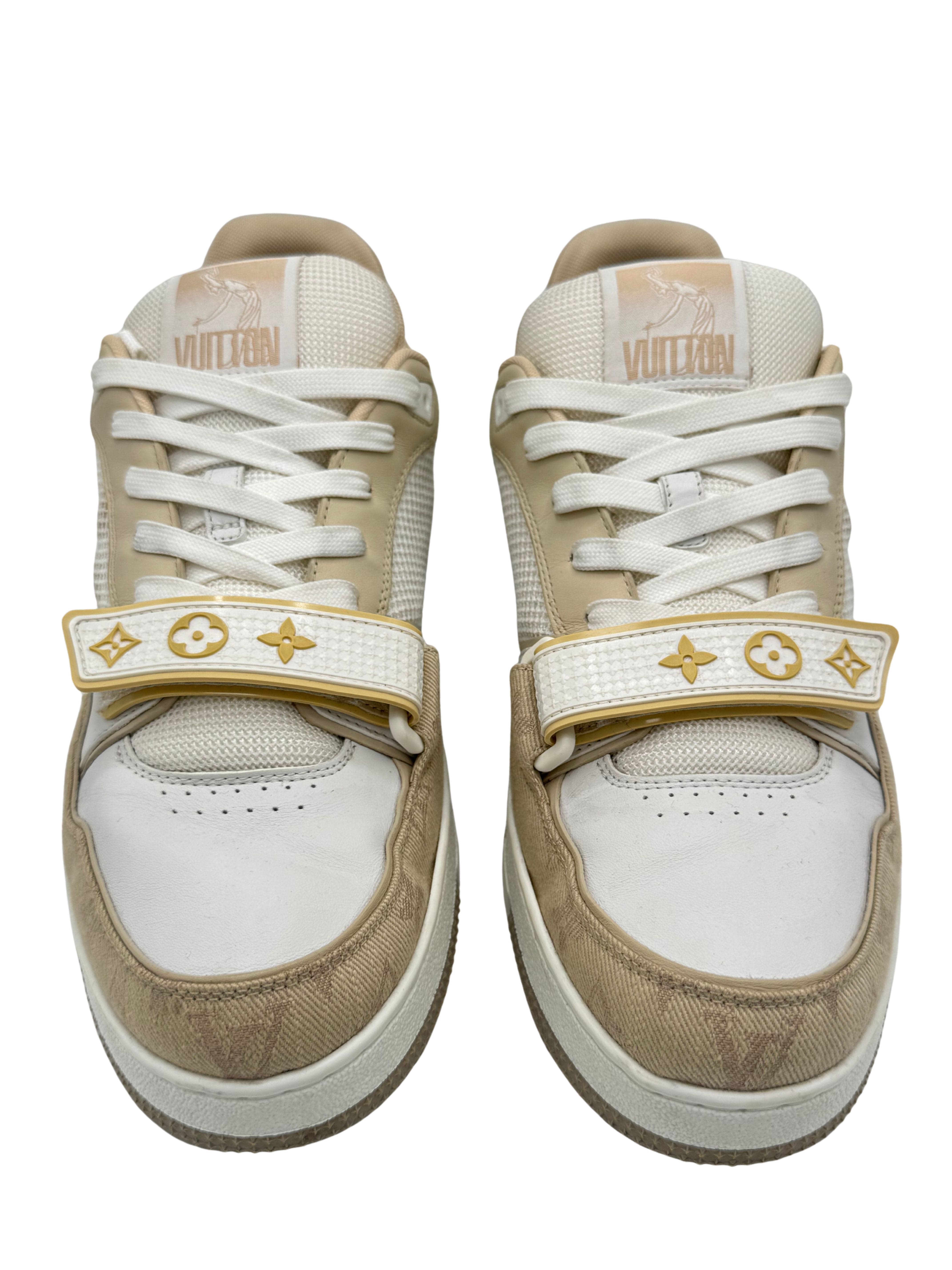 Louis Vuitton Strap Trainer - Beige Louis Vuitton