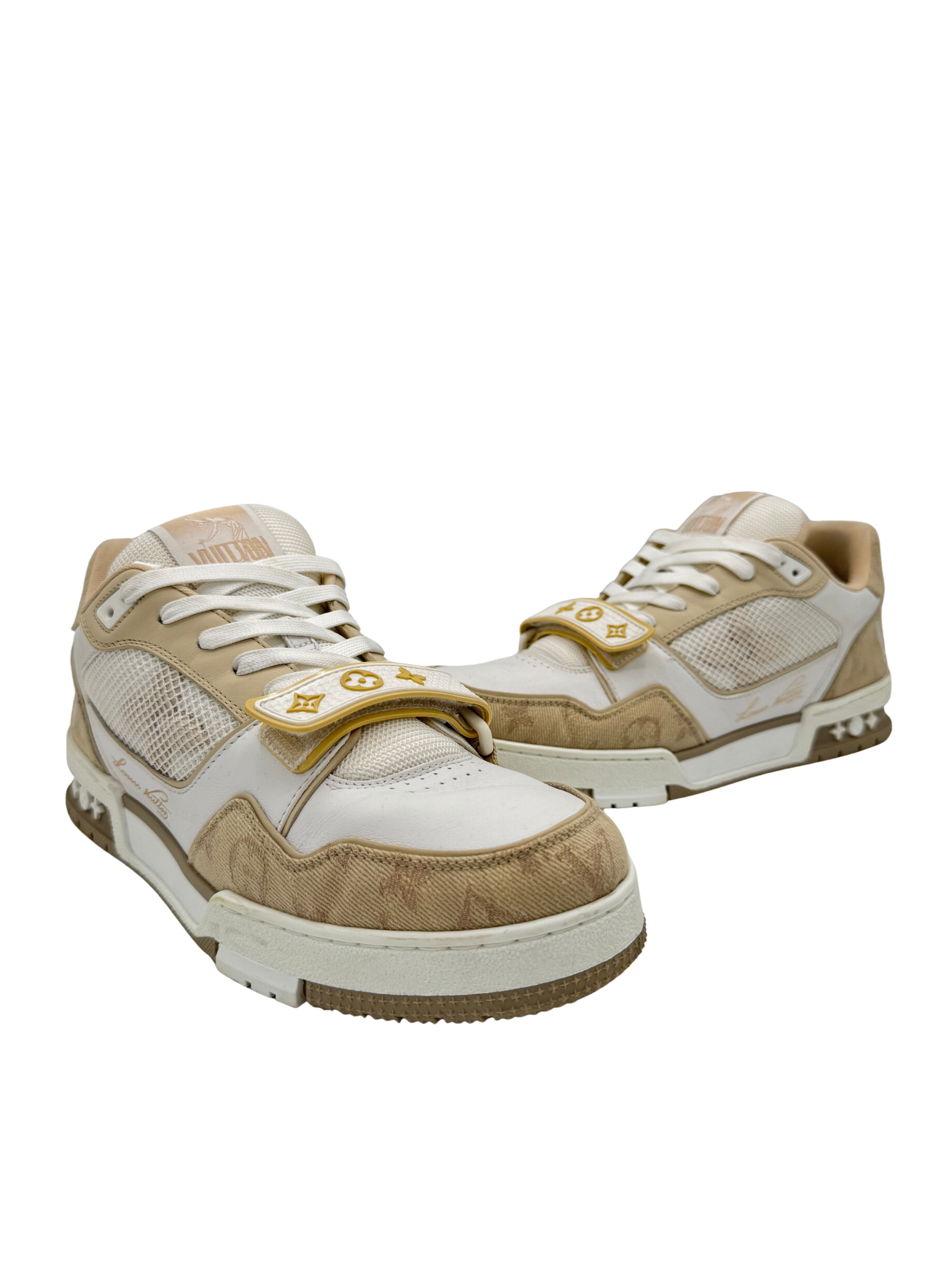 Louis Vuitton Strap Trainer - Beige Louis Vuitton