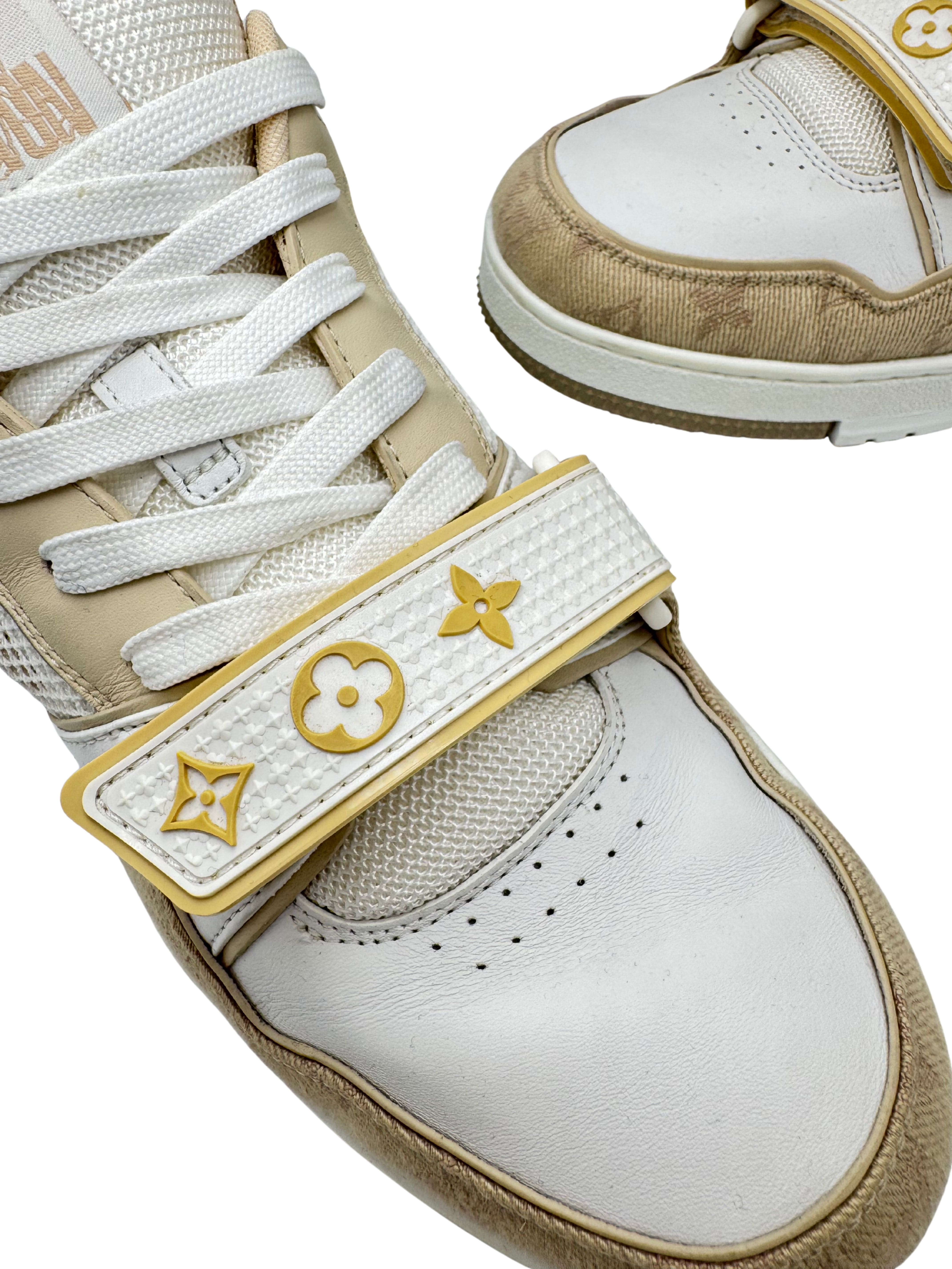 Louis Vuitton Strap Trainer - Beige Louis Vuitton