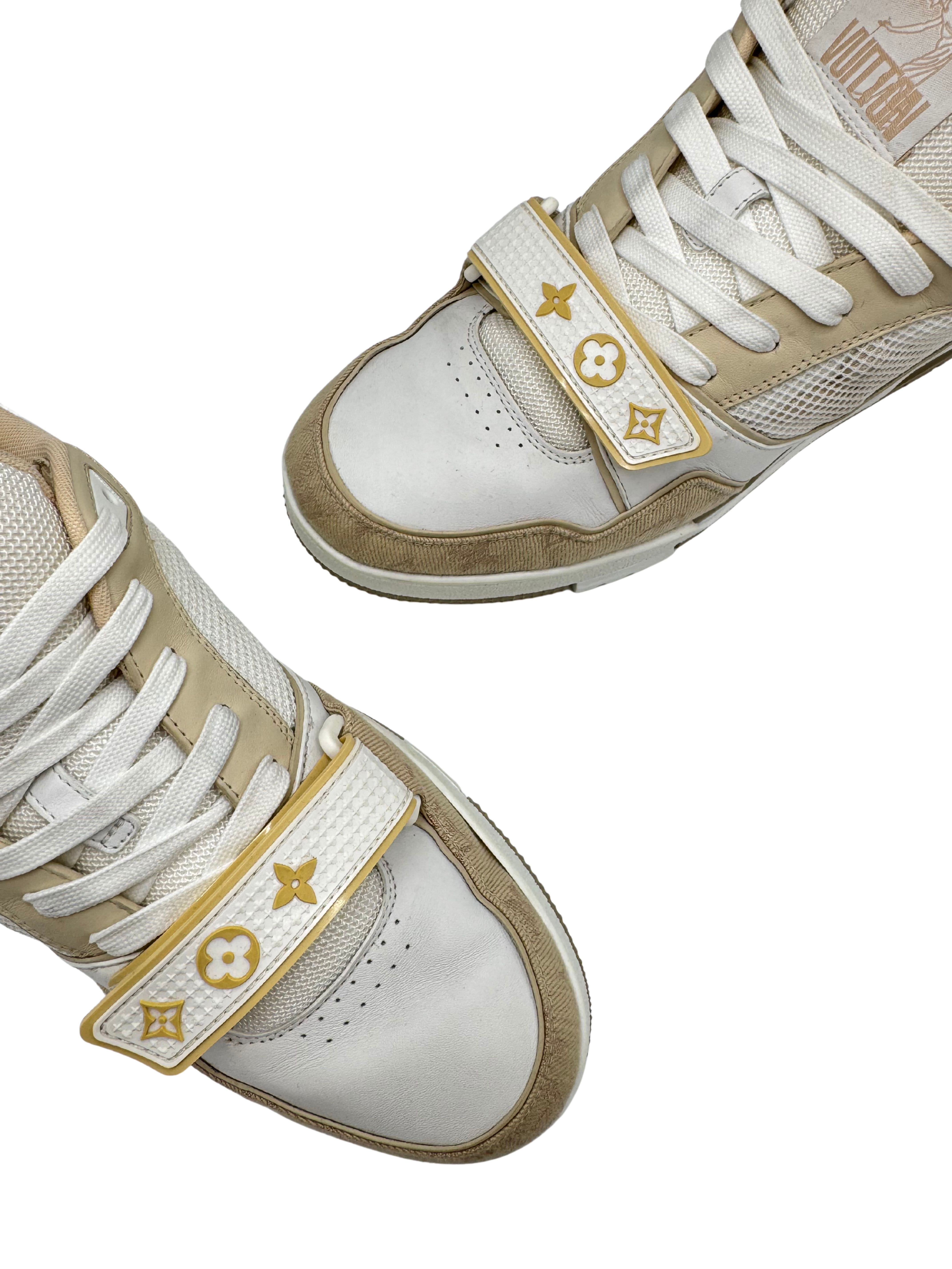 Louis Vuitton Strap Trainer - Beige Louis Vuitton