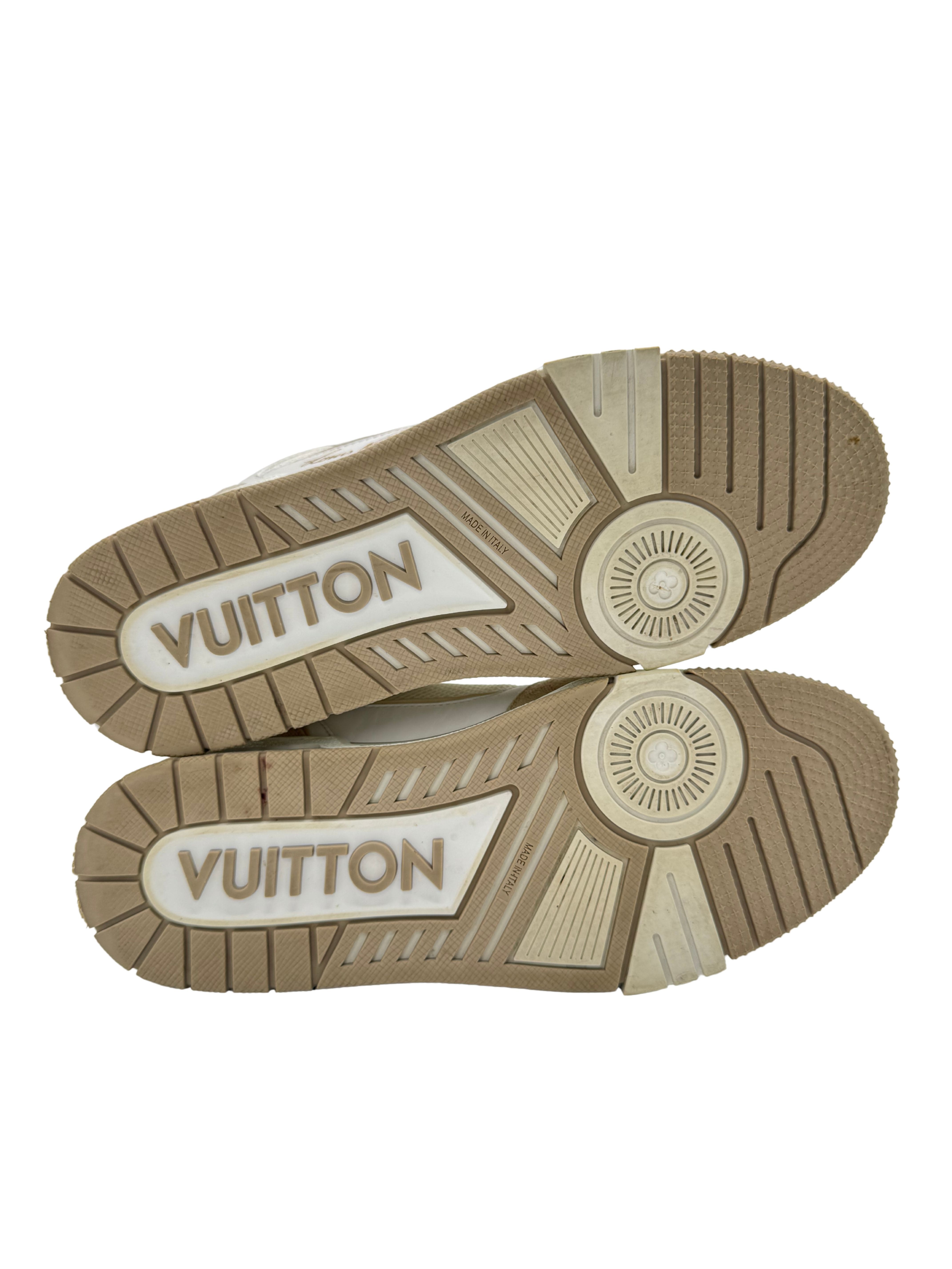Louis Vuitton Strap Trainer - Beige Louis Vuitton