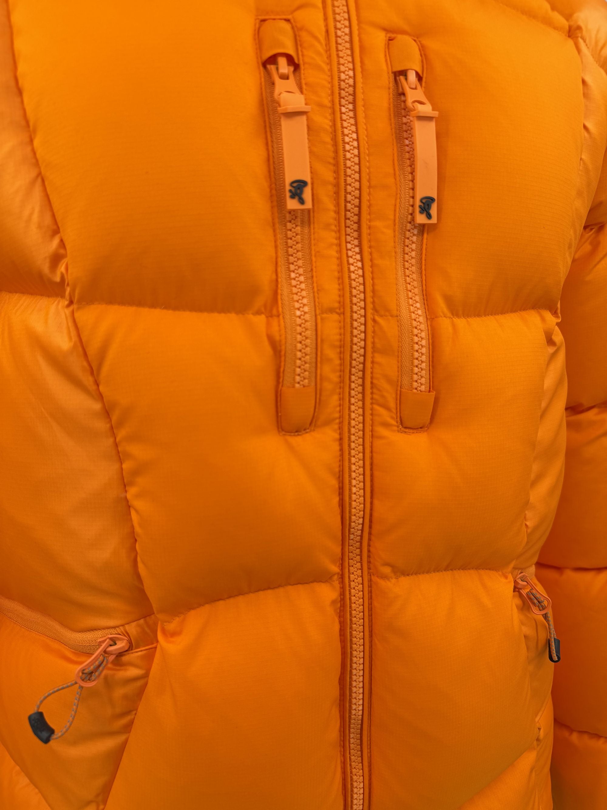 Syna World Wave Puffer Jacket - Orange Syna World