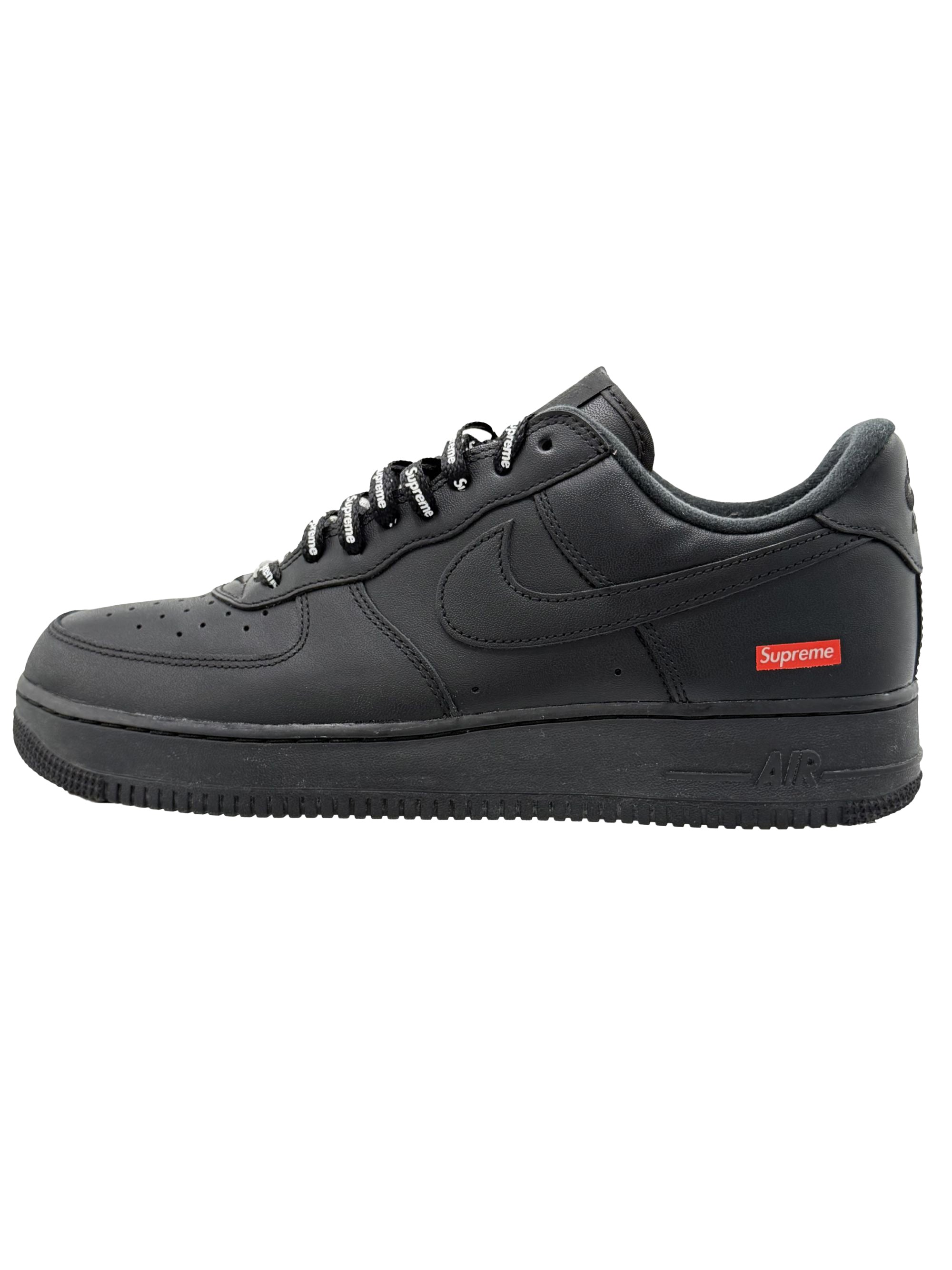 Nike X Supreme Airforce 1 Low Trainers - Black Supreme