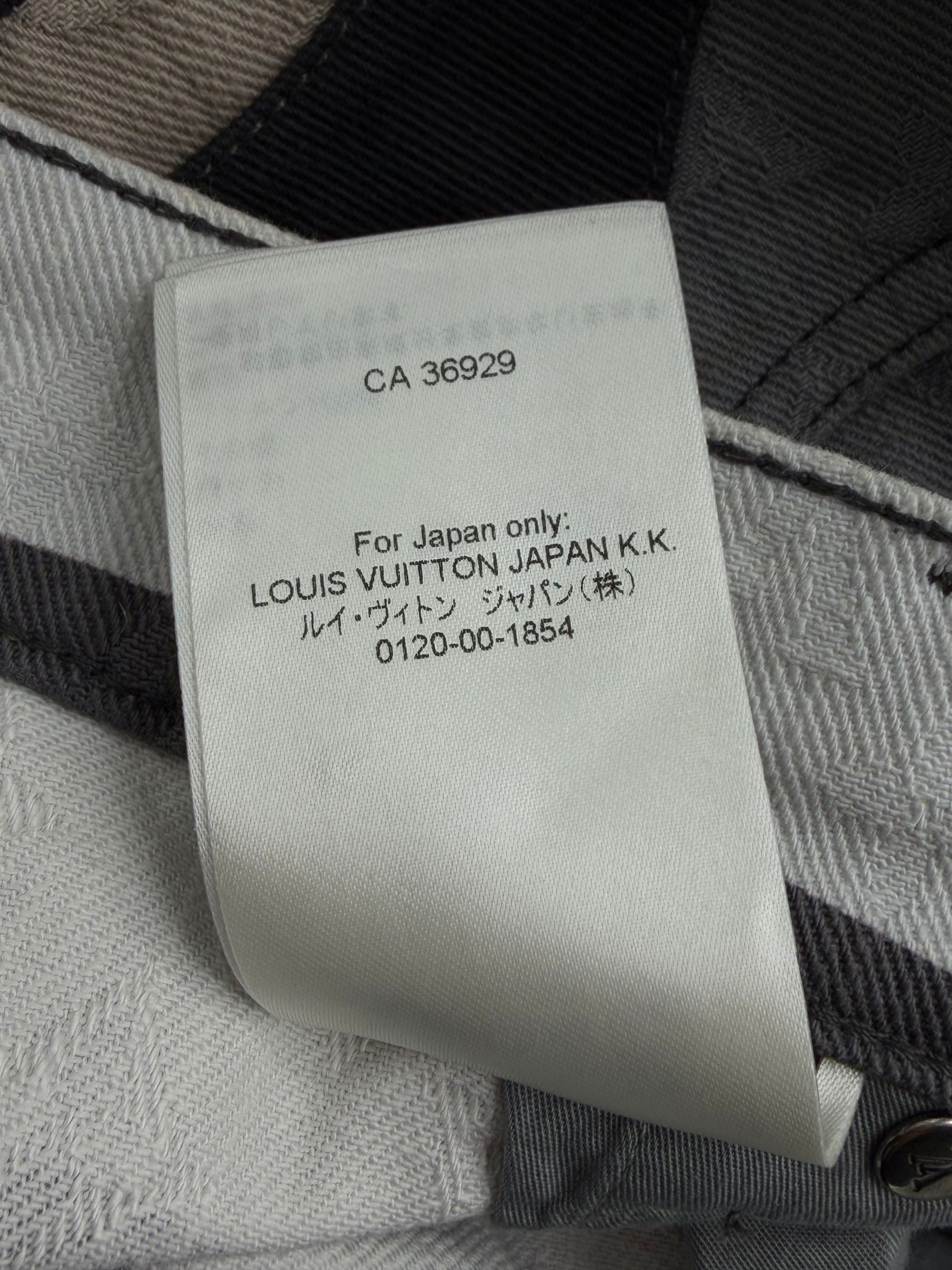 Louis Vuitton Monogram Portrait Denim Jeans Louis Vuitton