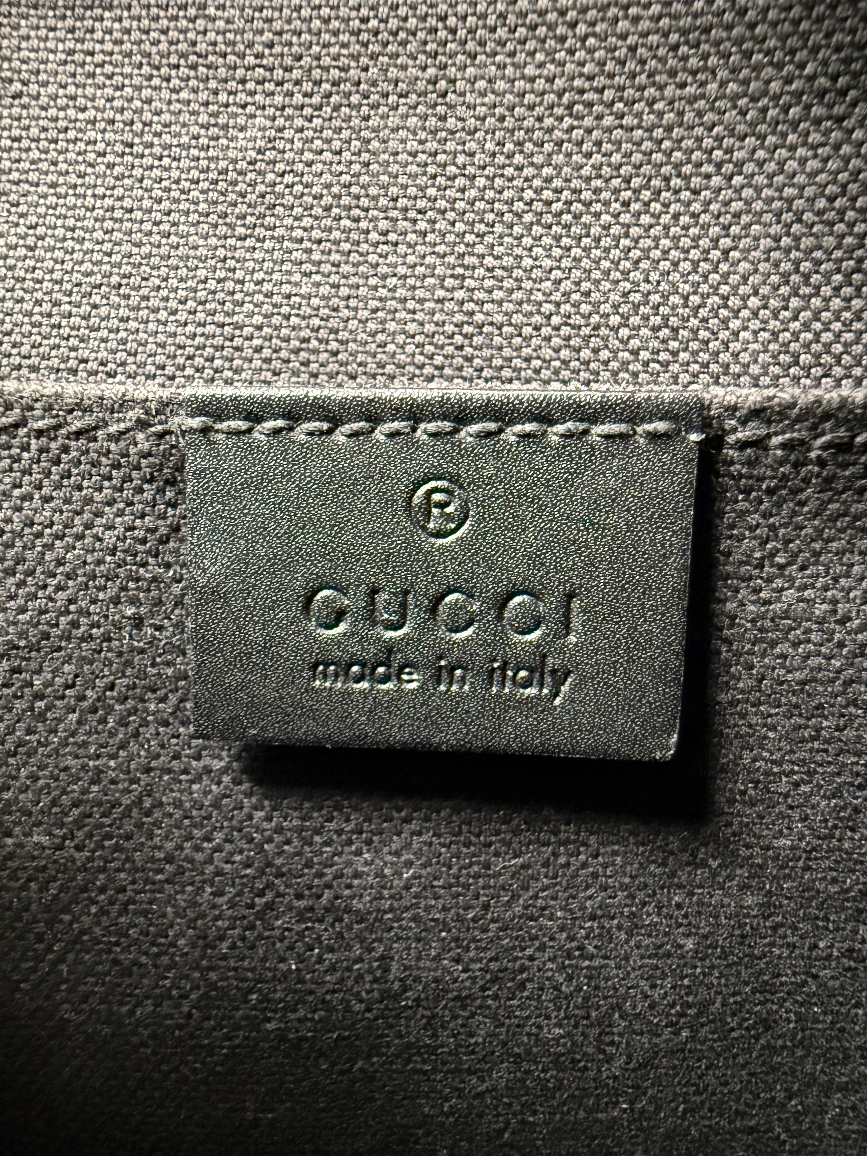 Gucci GG Supreme Messenger Bag (Small) - Black