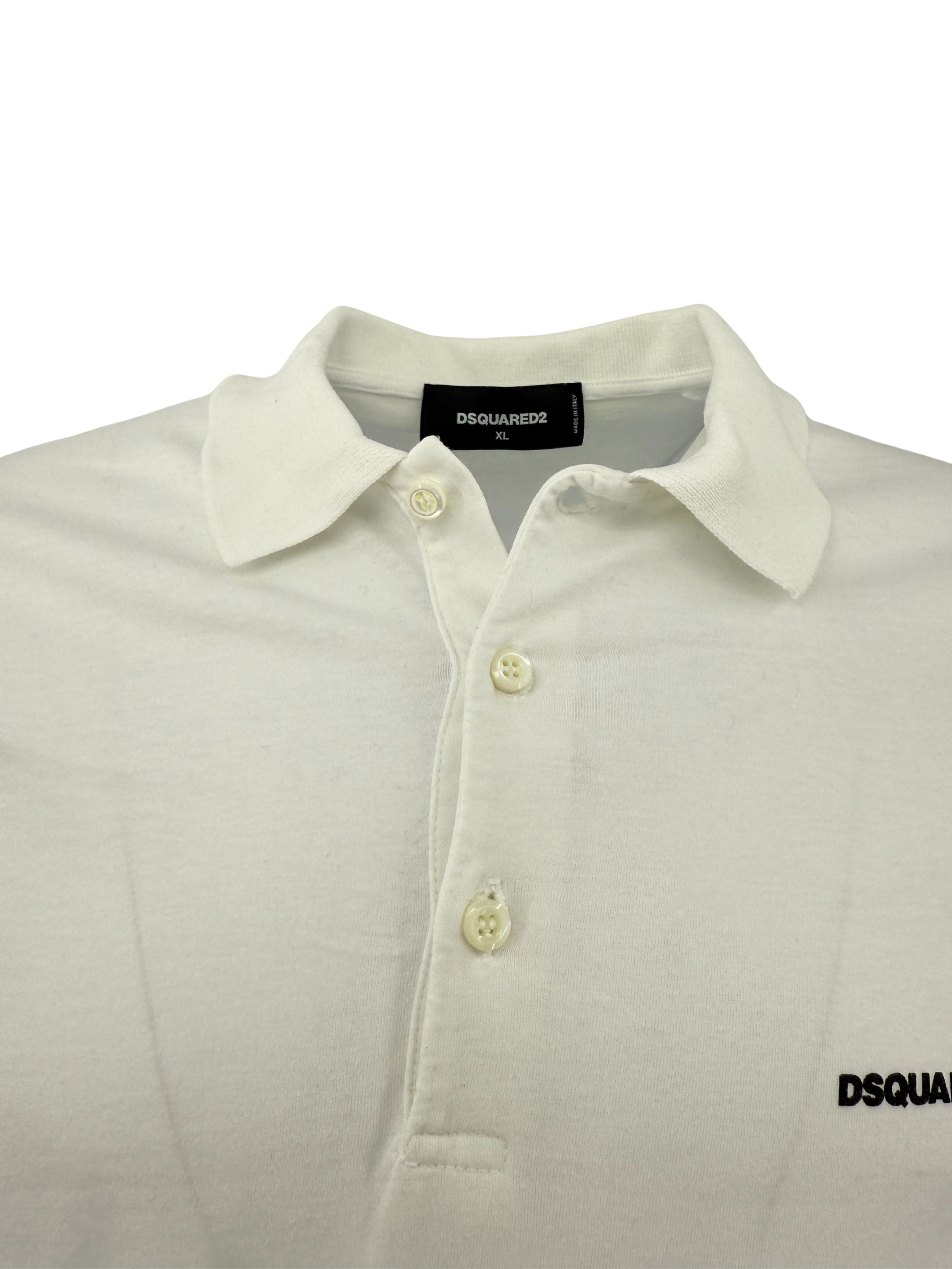 Dsquared2 Logo Polo - White Dsquared2